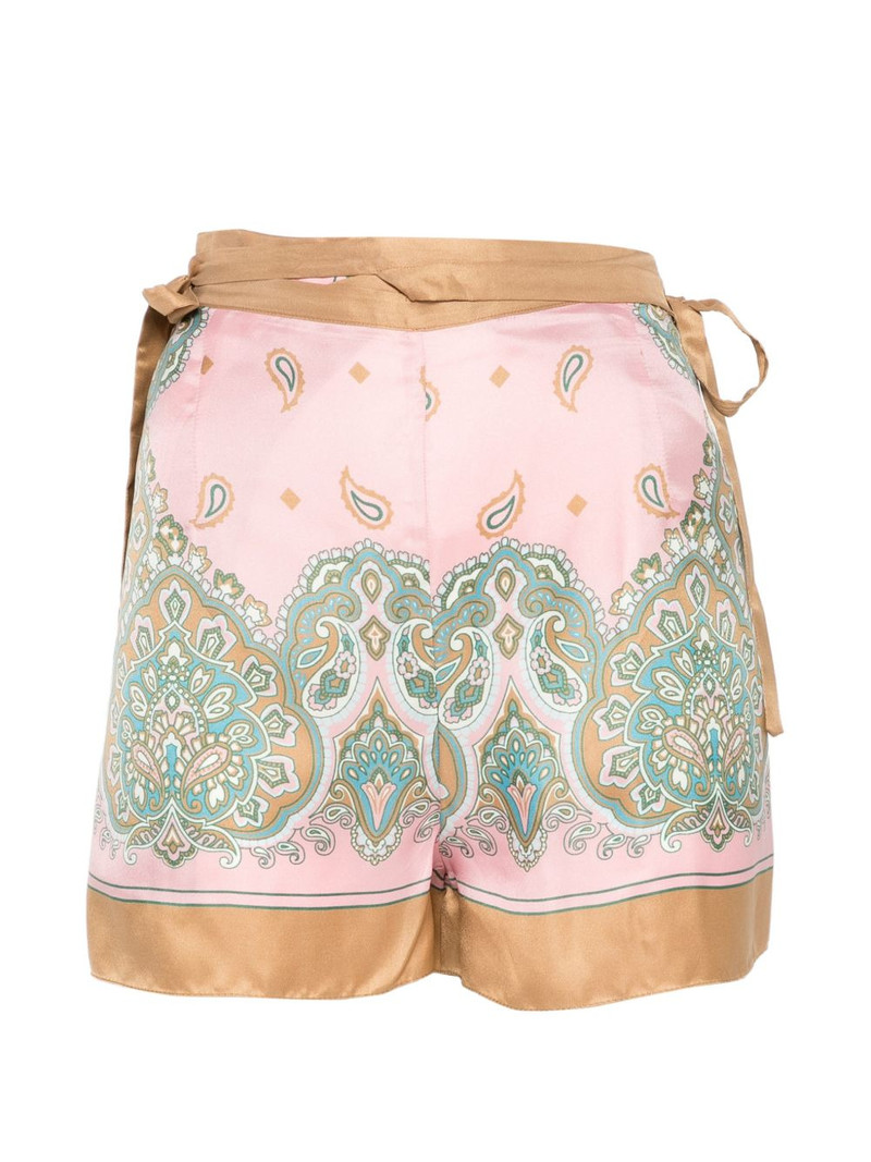 Merengue paisley-print tie-waist pareo 1