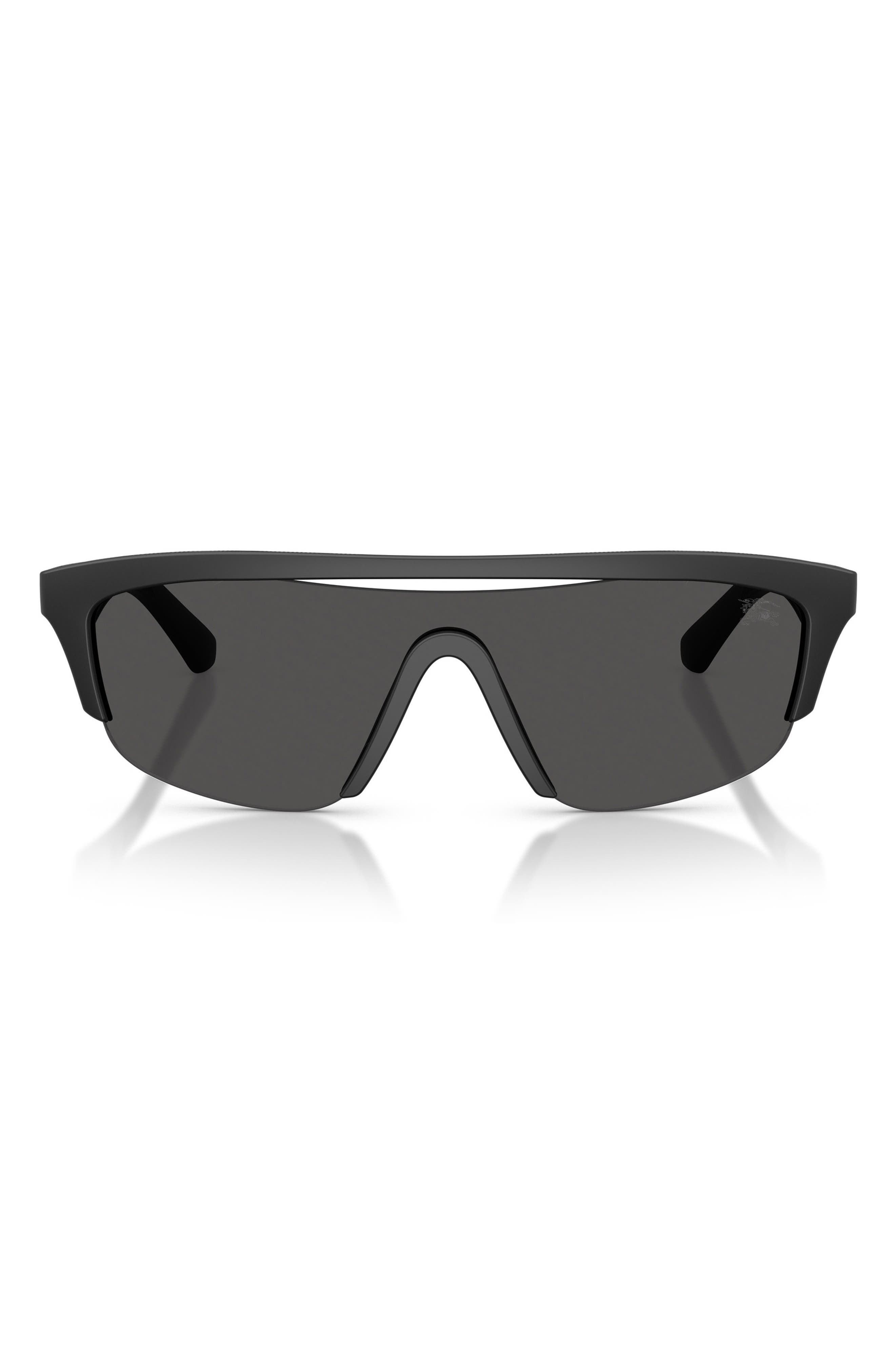 burberry 40mm Irregular Sunglasses in Matte Black/dark Grey at Nordstrom - 1