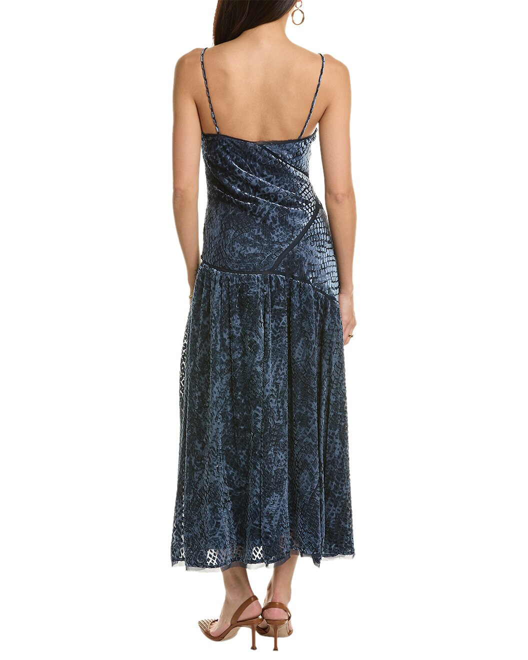 Ulla Johnson Elodie Silk-Blend Midi Dress - 2