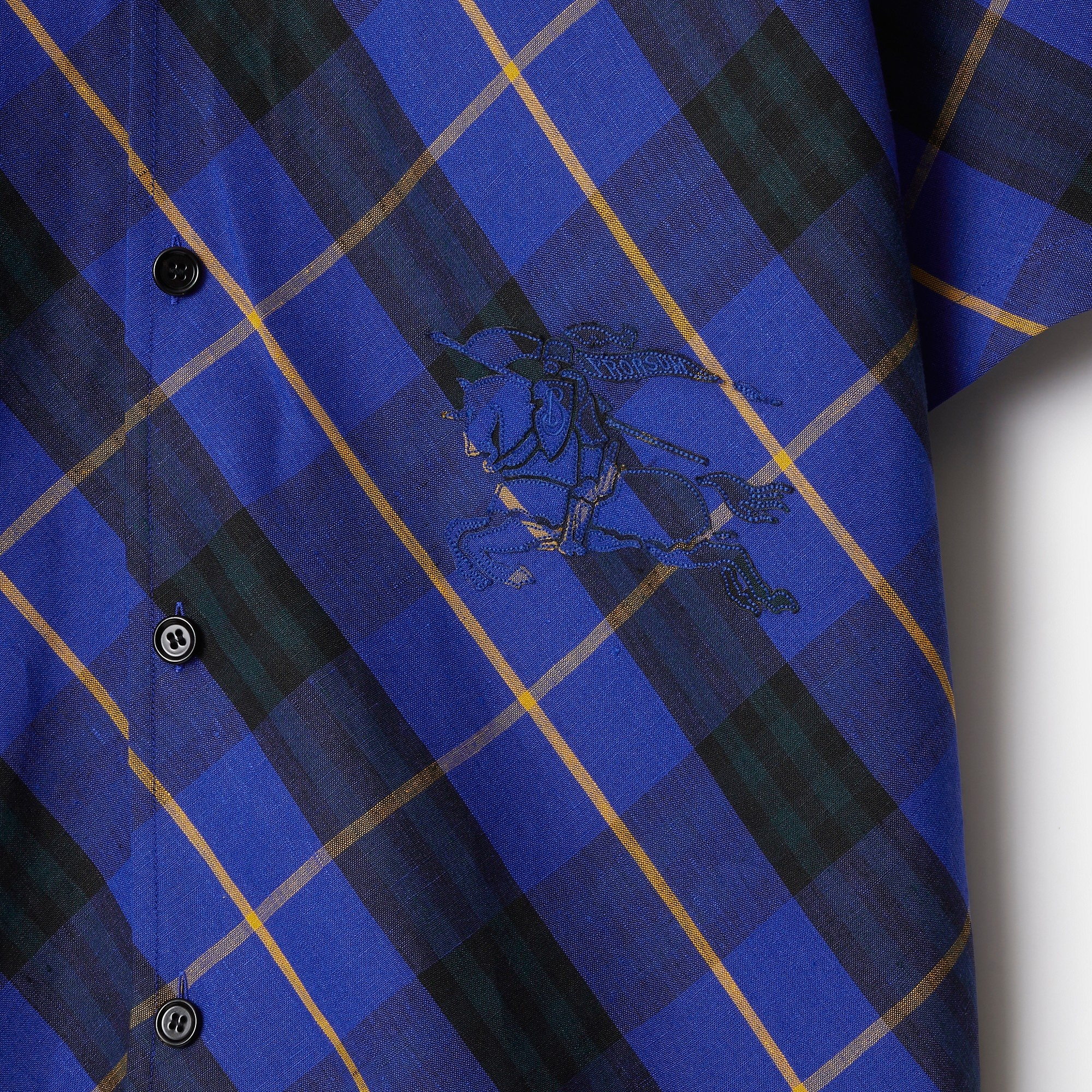 Check Linen Shirt - 4