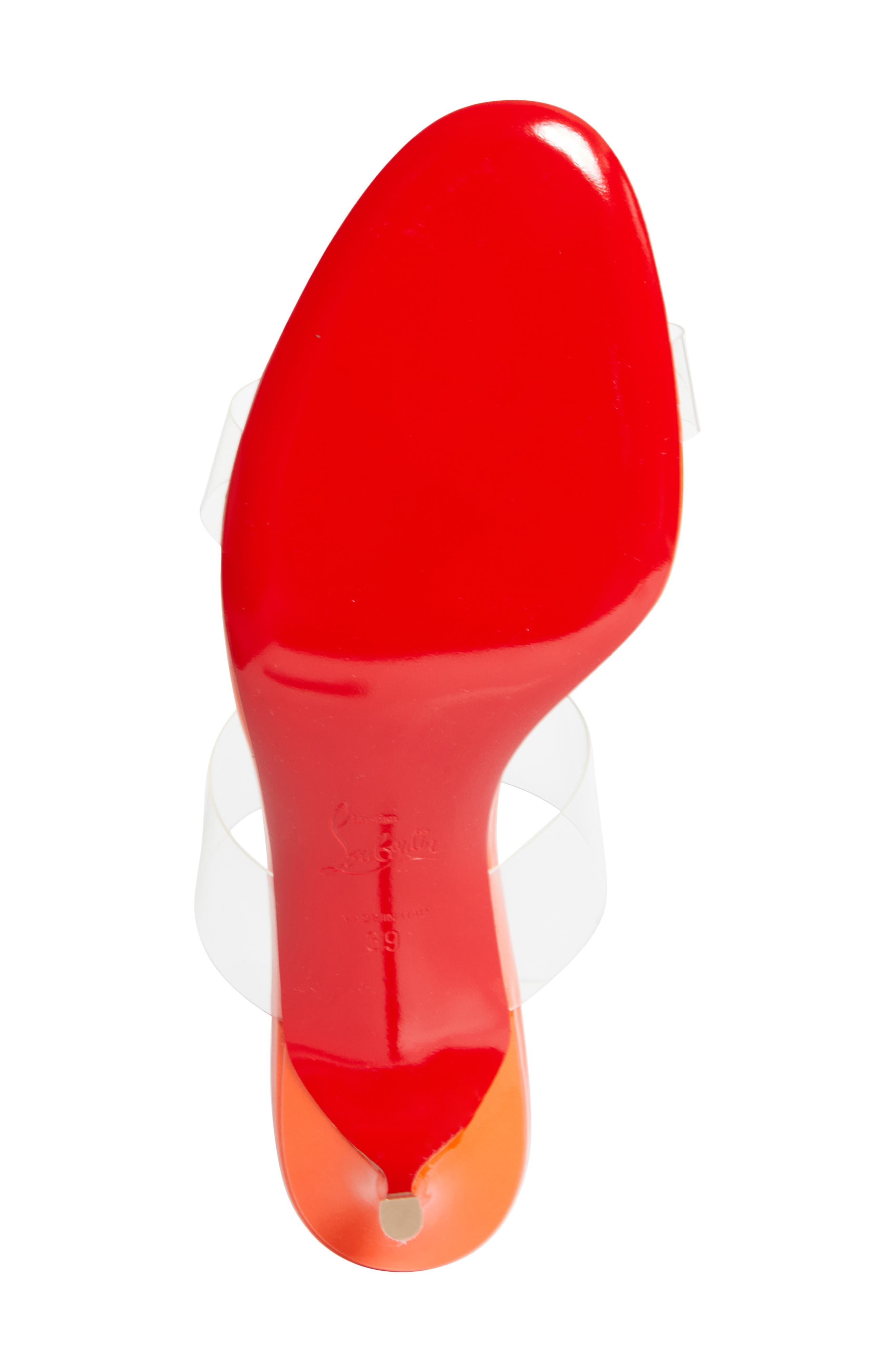 Christian Louboutin Just Nothing Sandal in Magma/Lin Magma at Nordstrom - 6