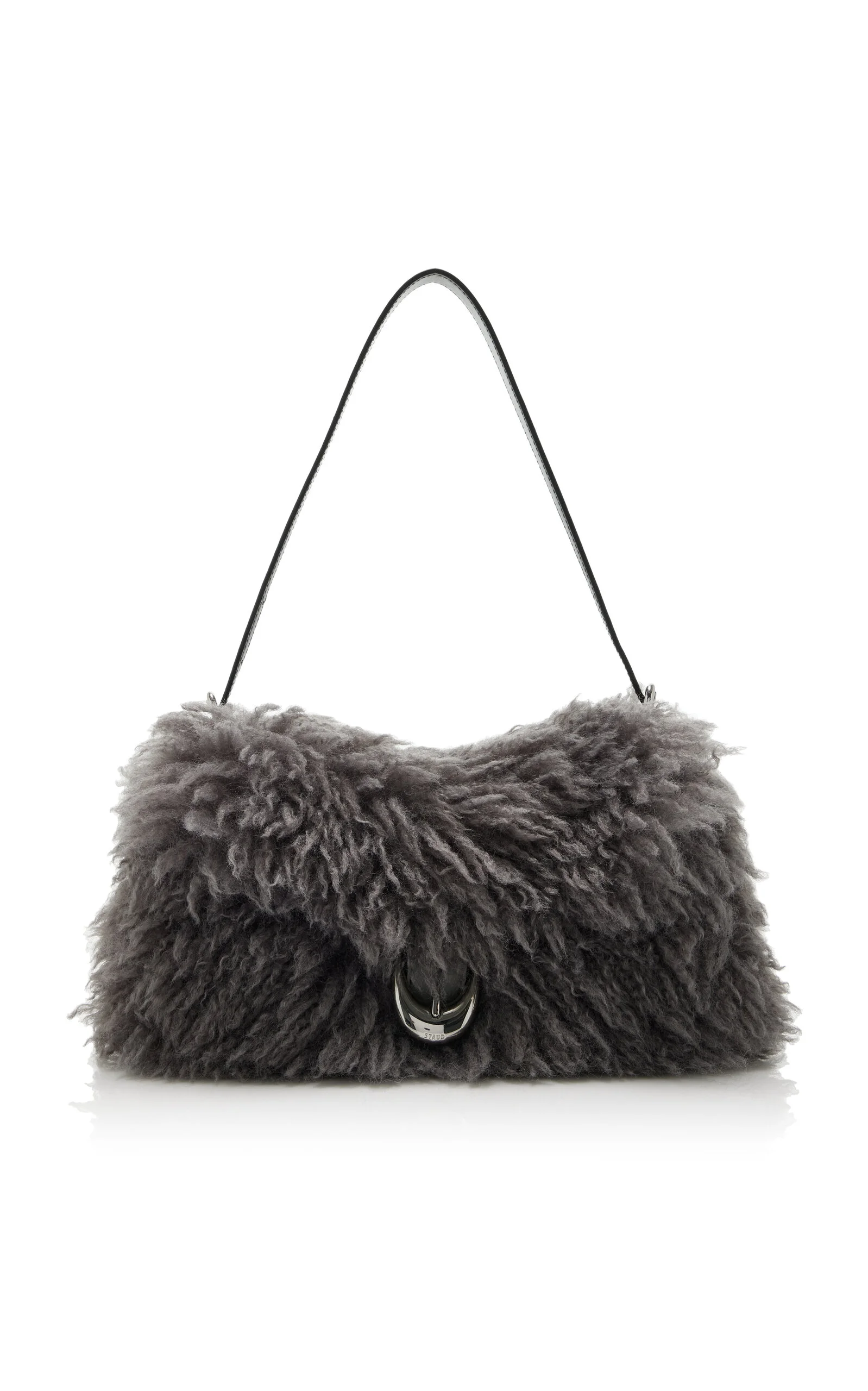 Harlow Faux Fur Bag grey - 1