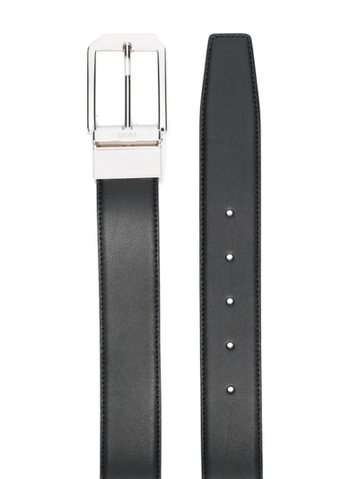 Z Zegna buckle-fastening leather belt outlook