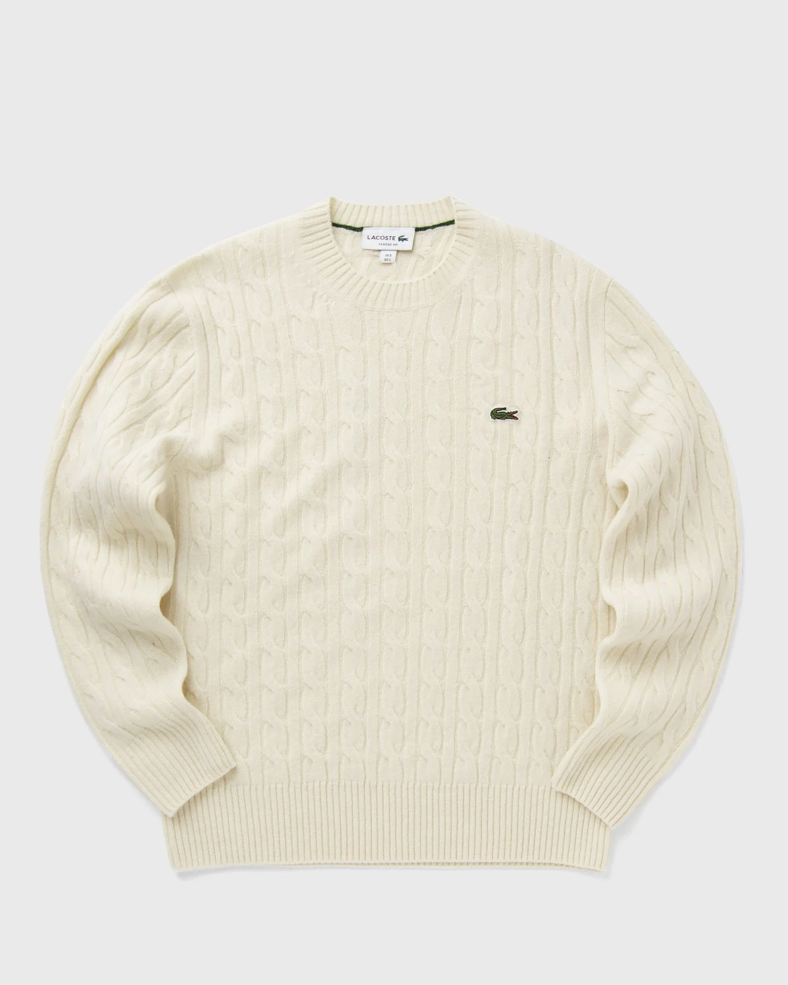CARDED WOOL CREW NECK SWEATER - 1