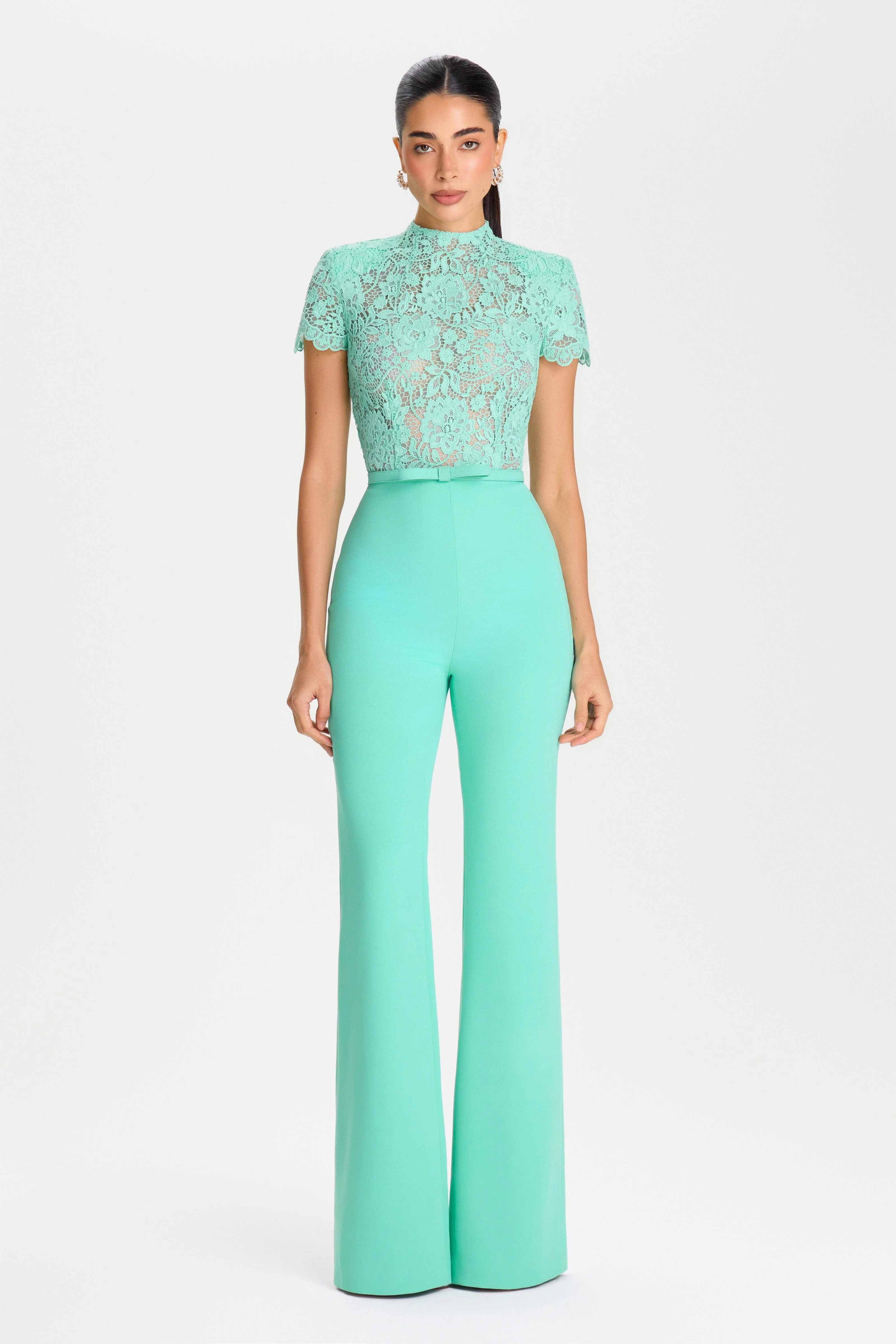 Hattie Mint Jumpsuit - 1