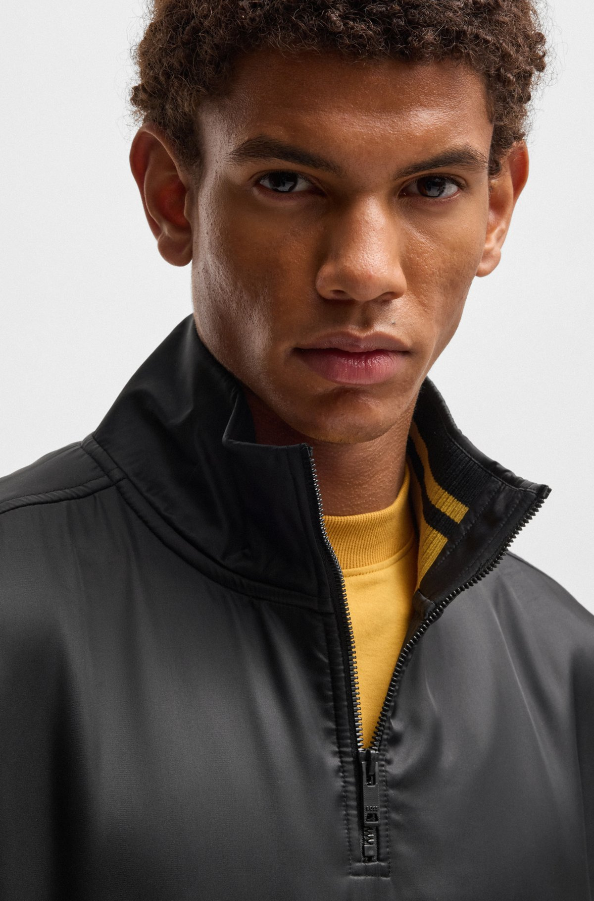 BOSS X NFL FLEECE SWEATSHIRT WITH GOLD-TONE TRIMS - 3