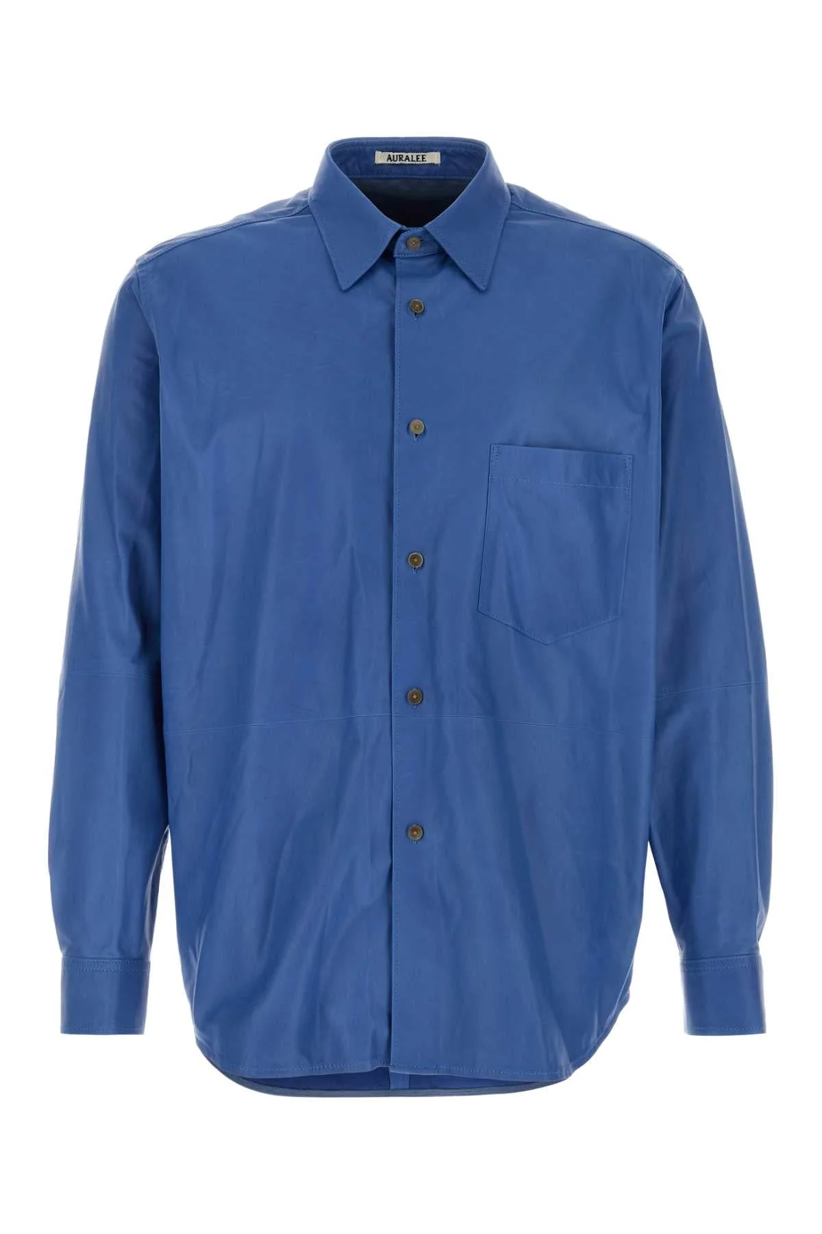 Auralee Men Fine Calf Leather Shirt - 1