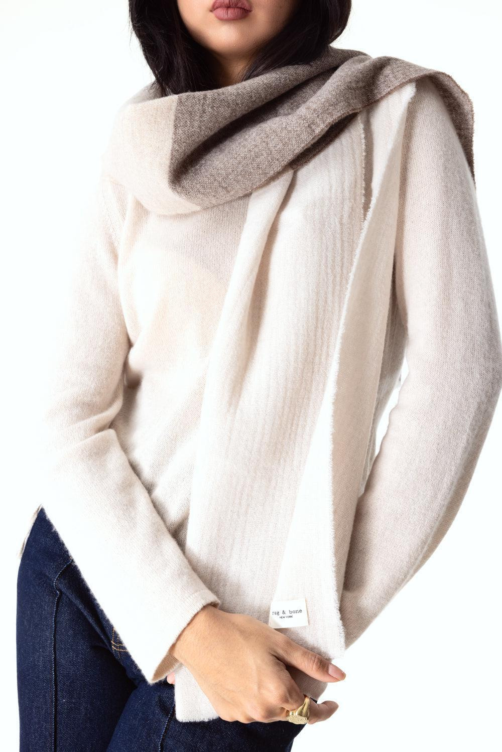 Millie Scarf - Cream Multi - 3