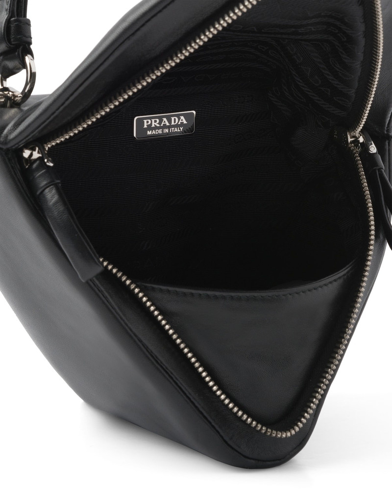 Padded nappa leather handbag 5