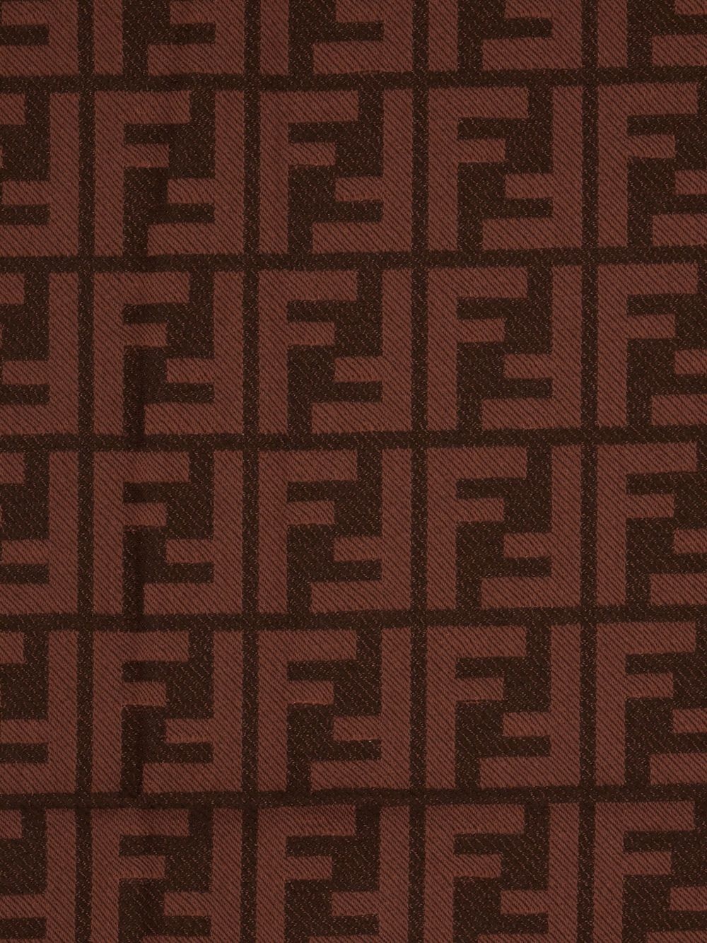 logo-jacquard scarf - 3