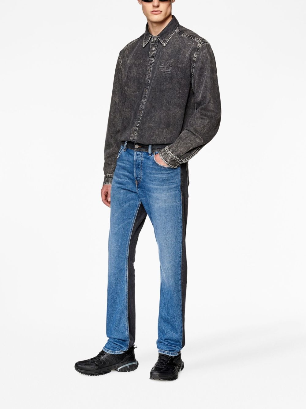 1995 D-Sark mid-rise straight-leg jeans - 2