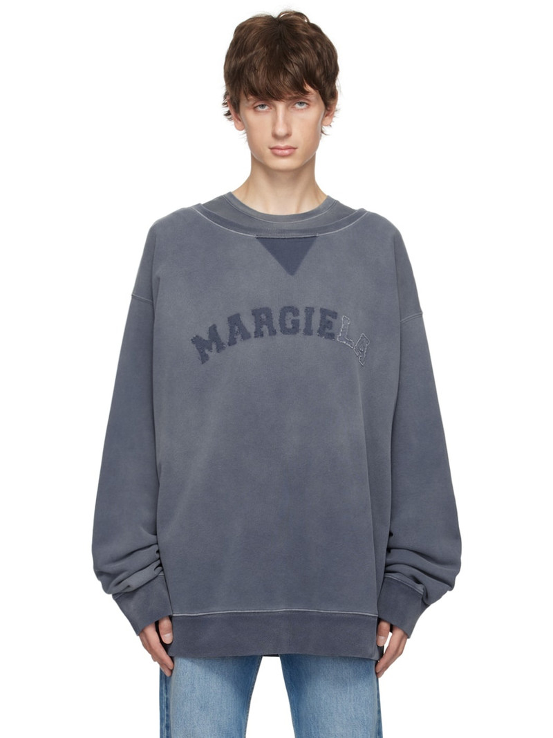 Blue Faded Sweatshirt - 1