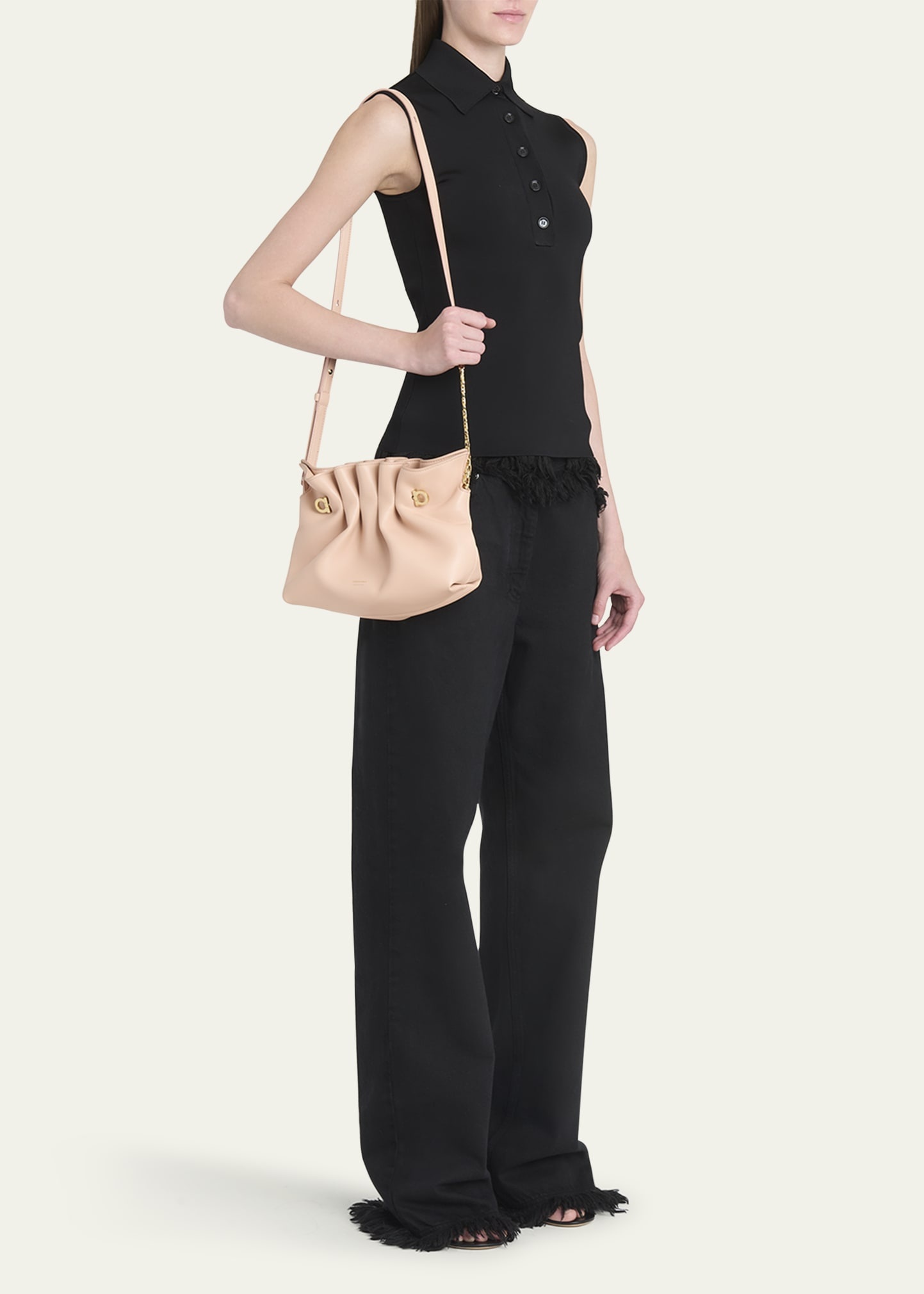 Small Gancio Piercing Shoulder Bag - 6