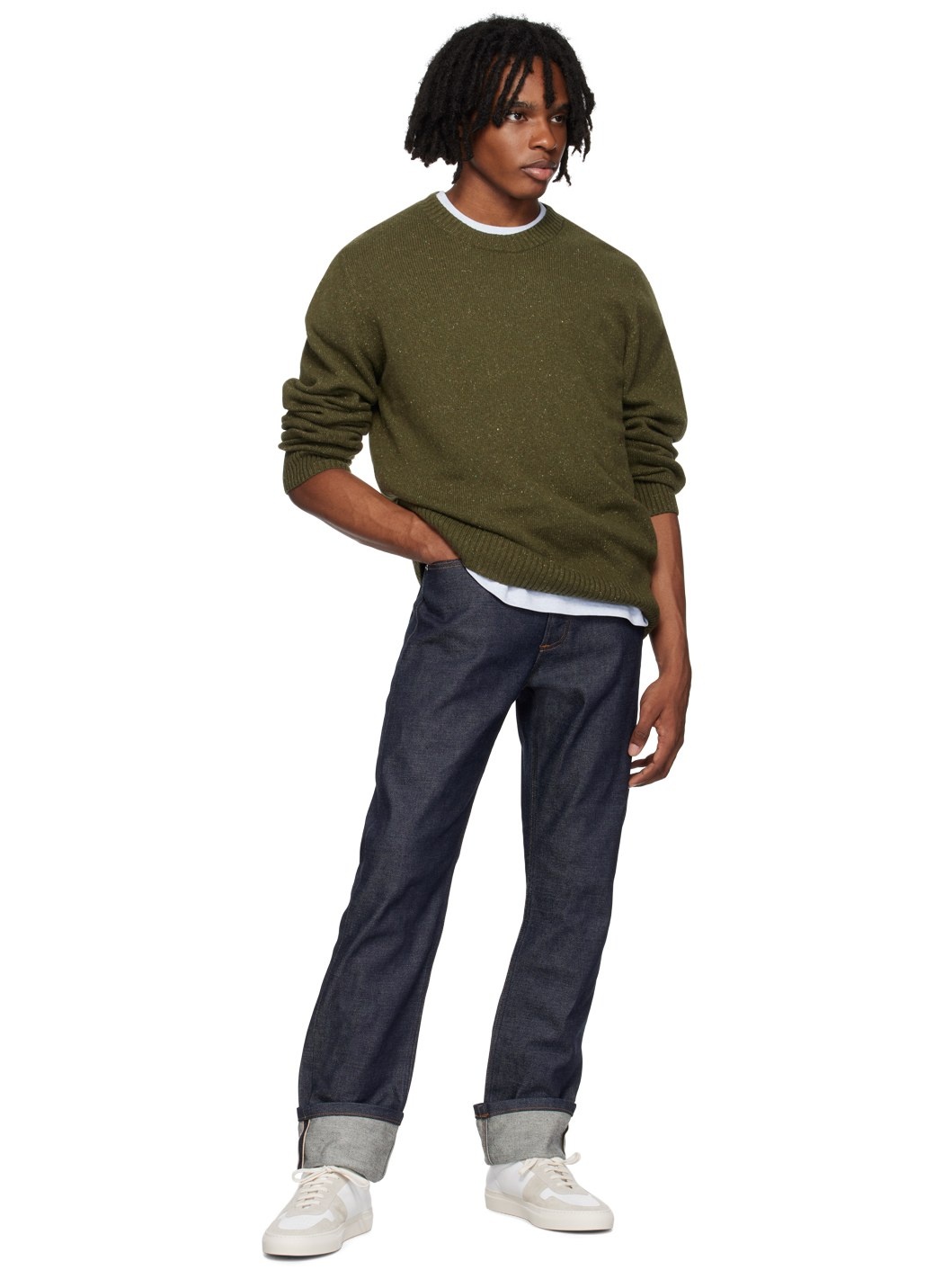 Khaki Lucien Sweater - 4