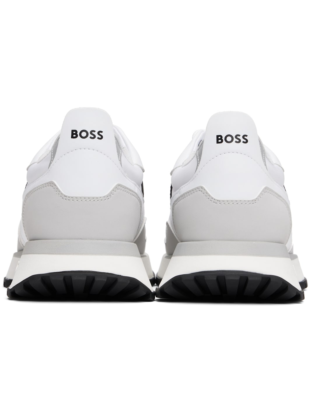 White Running-Style Hybrid Sneakers - 2