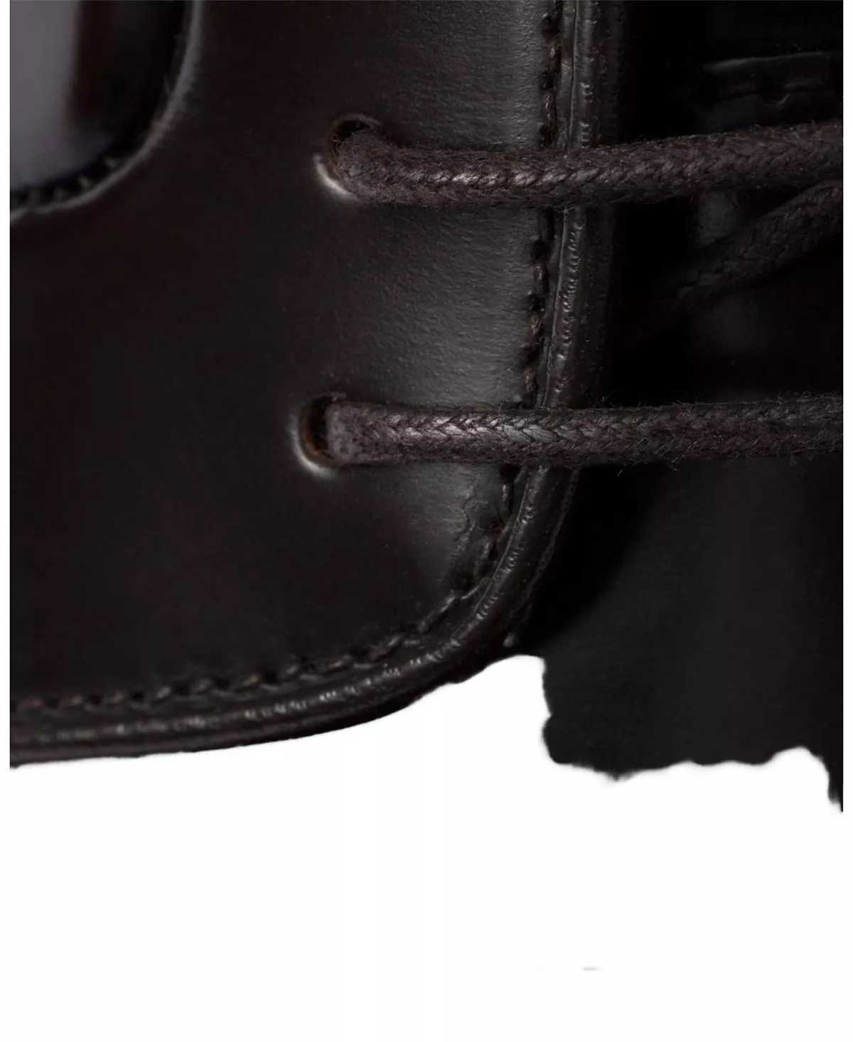 Men's Brushed Leather Lace-Up Shoes - 6