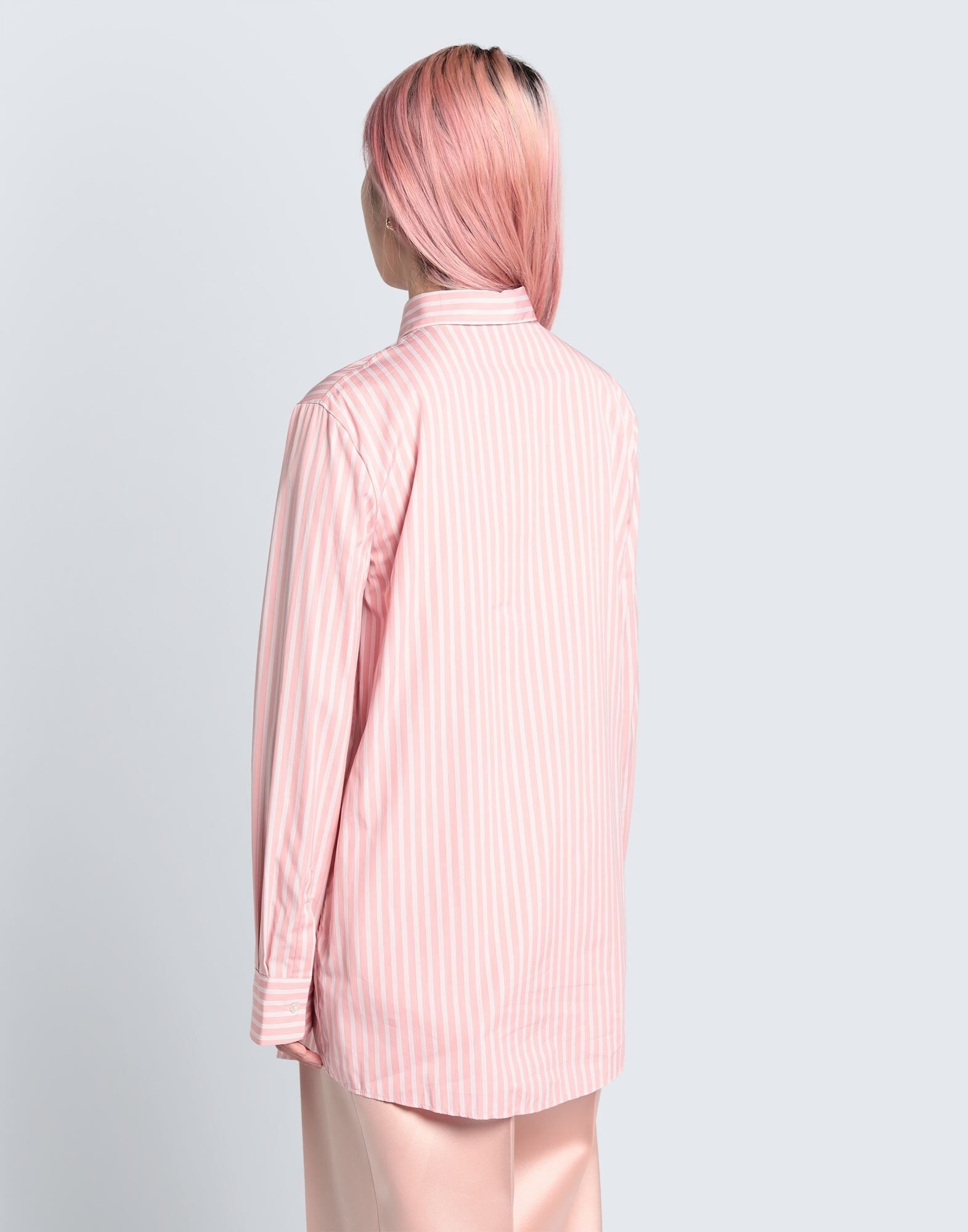 Pink Women's Striped Shirt - 3