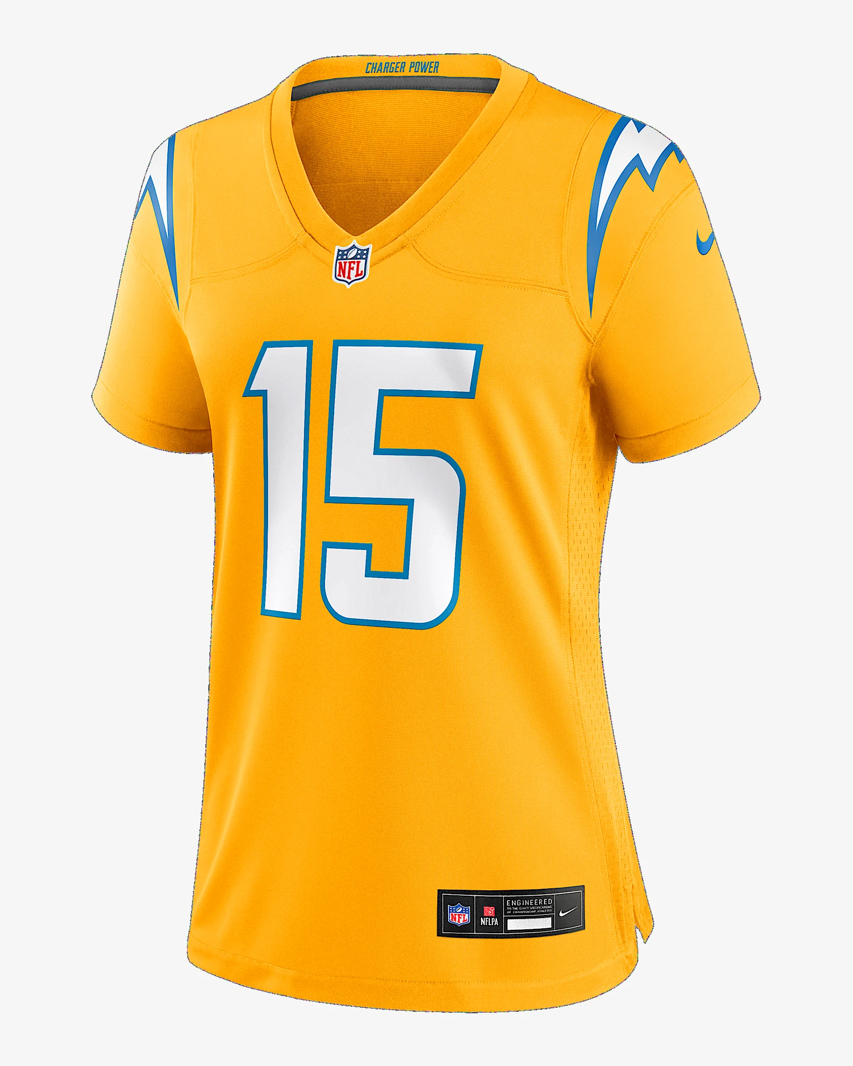 Ladd McConkey Los Angeles Chargers Women’s Nike NFL Game Jersey - 1