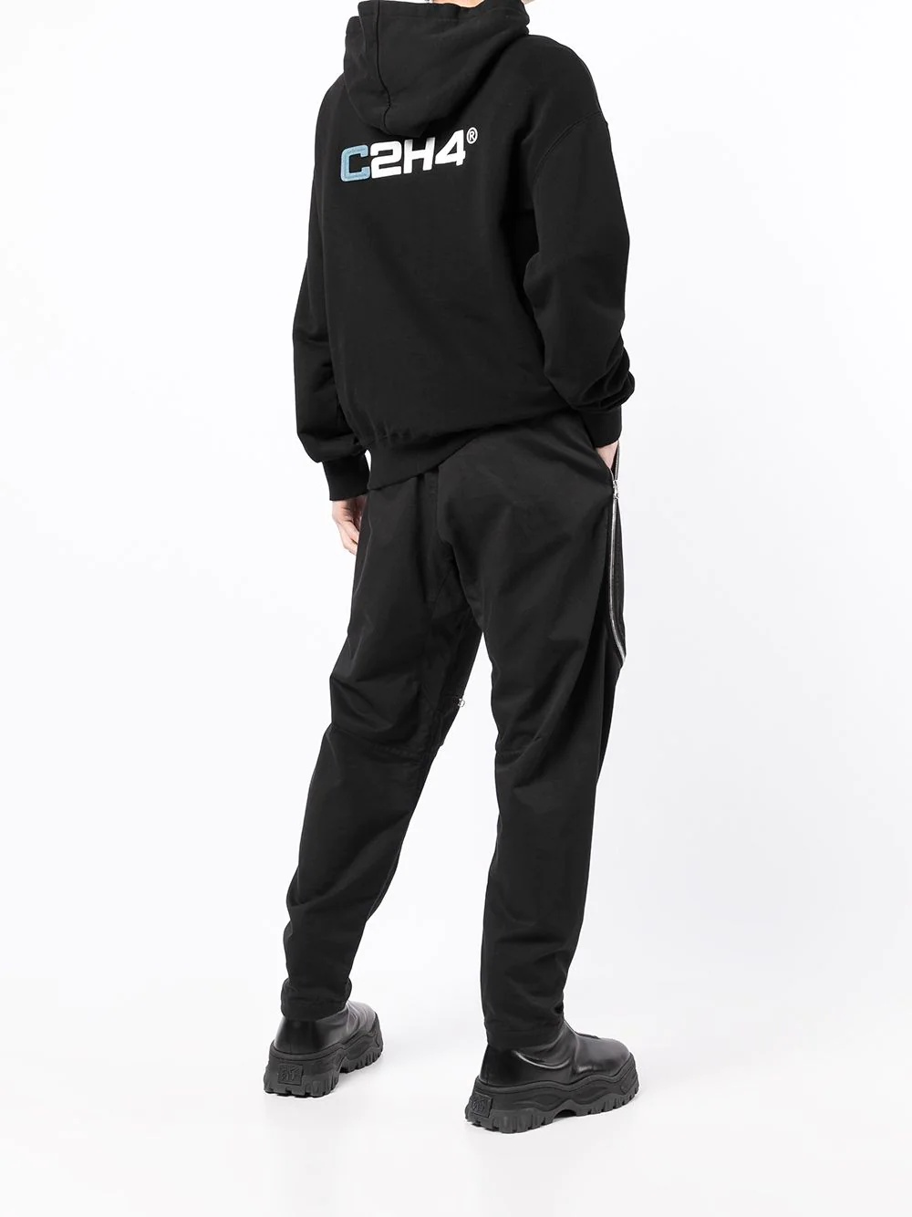 logo-print pullover hoodie - 2