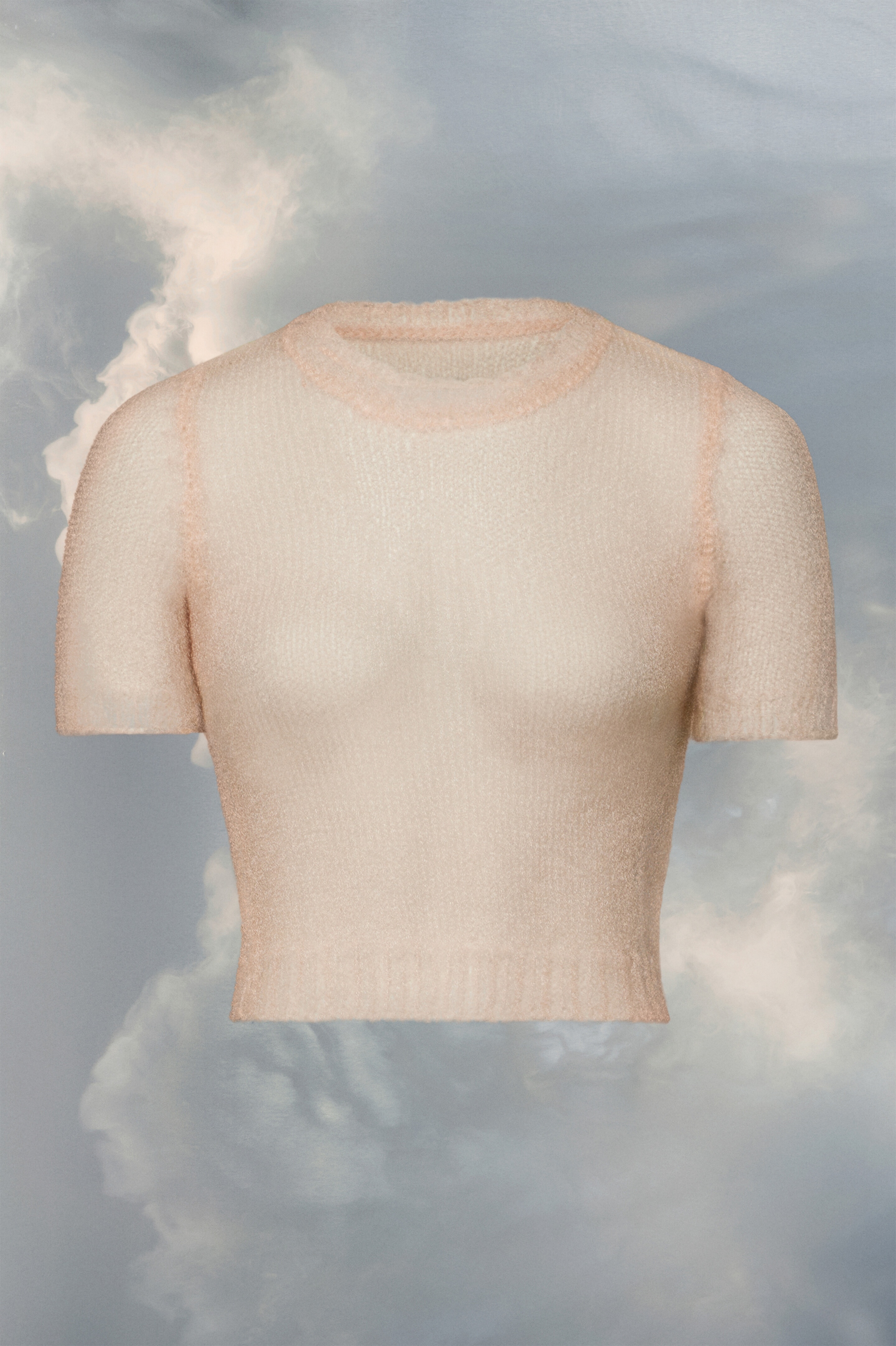 Translucent knit top - 2