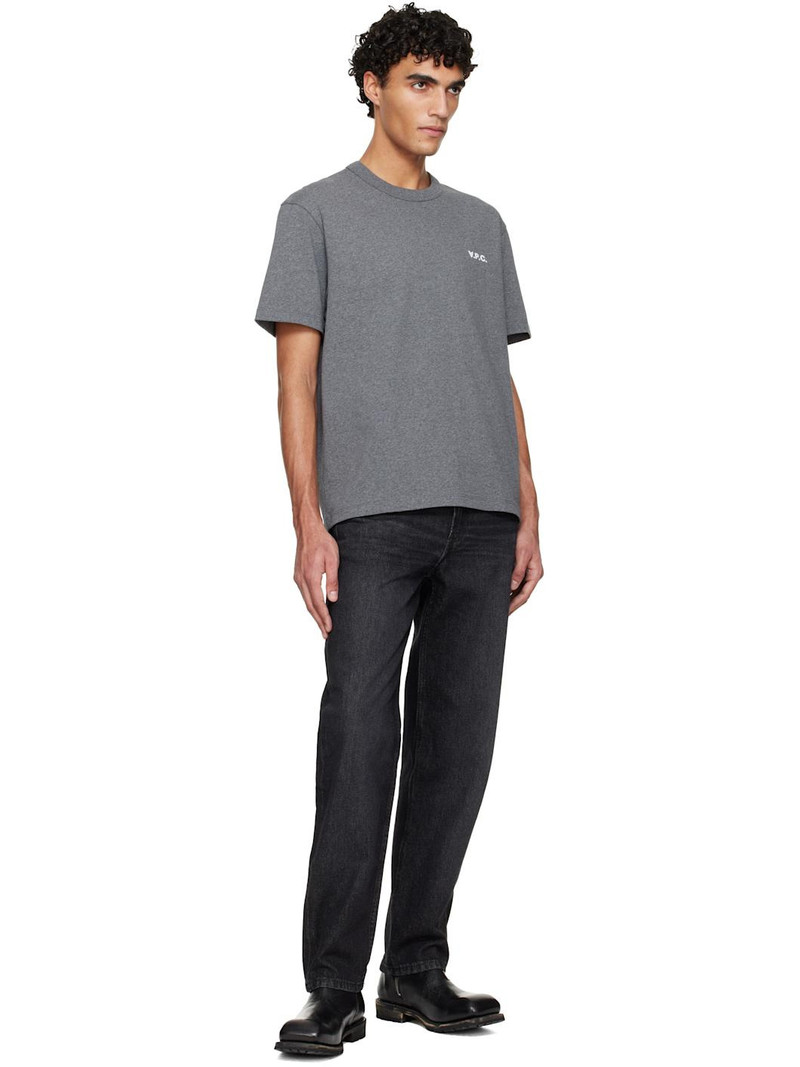 A.P.C. Gray Boxy Petit 'VPC' T-shirt outlook