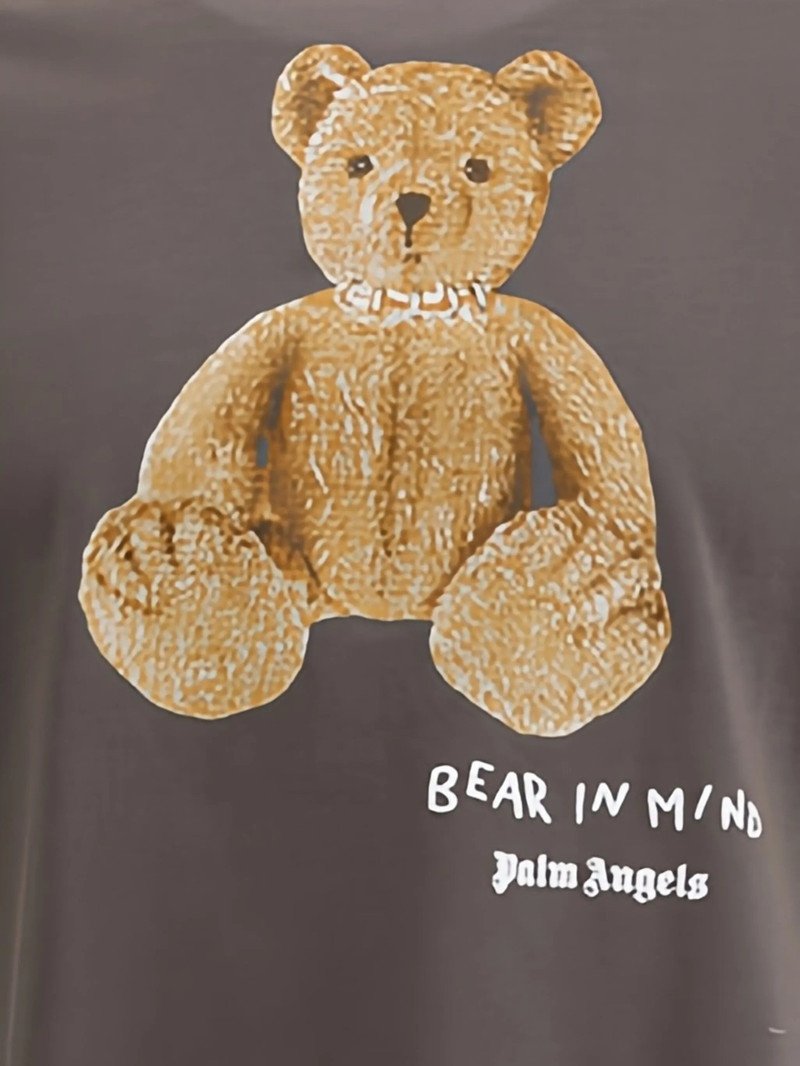 Palm Angels Palm Angels Bear In Mind Cotton T-shirt outlook
