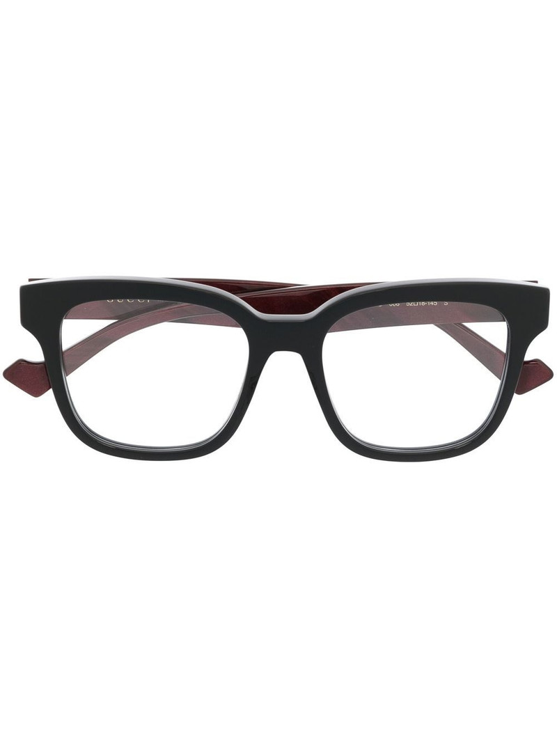 square-frame optical glasses 1