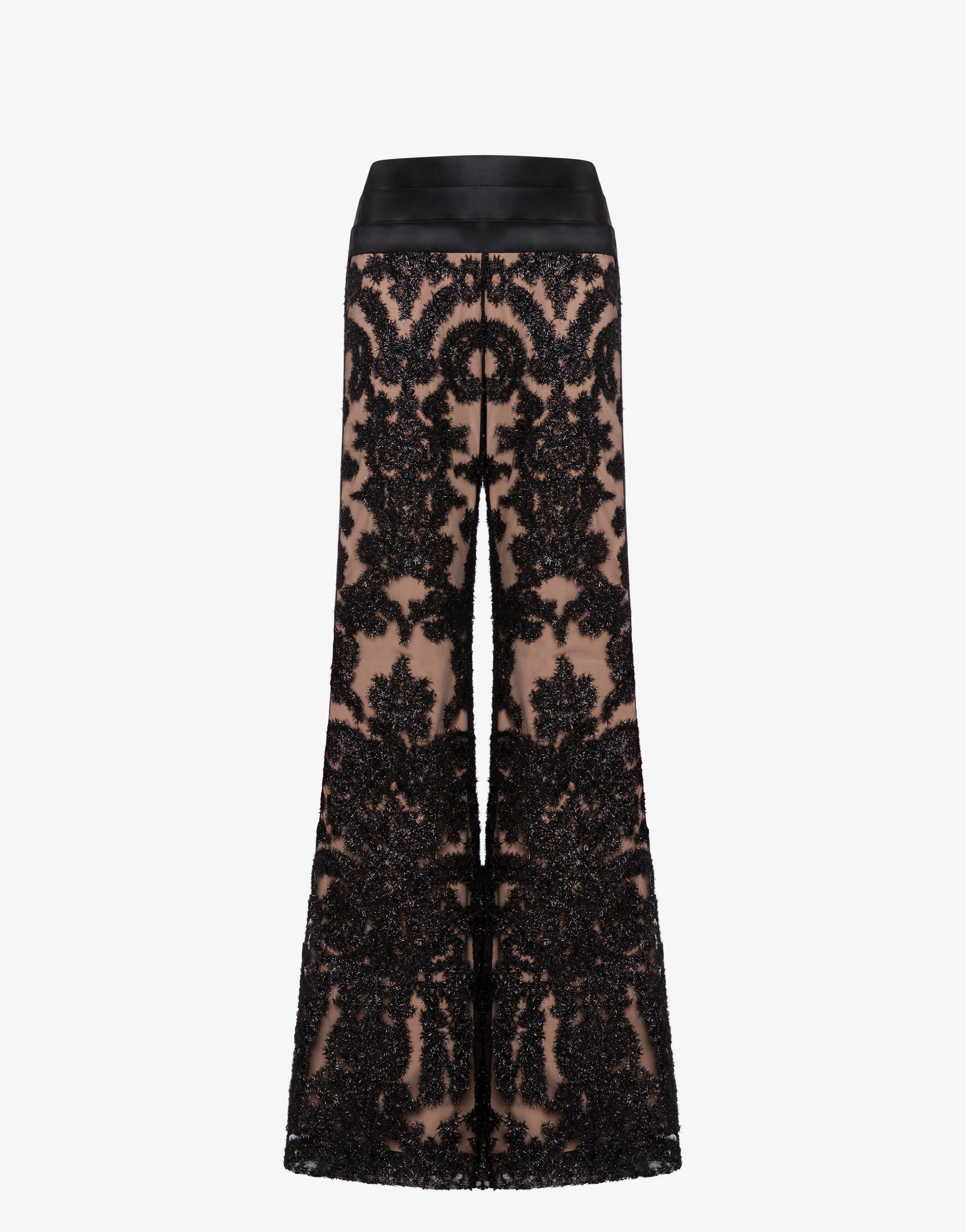 EMBROIDERED LACE TROUSERS - 1
