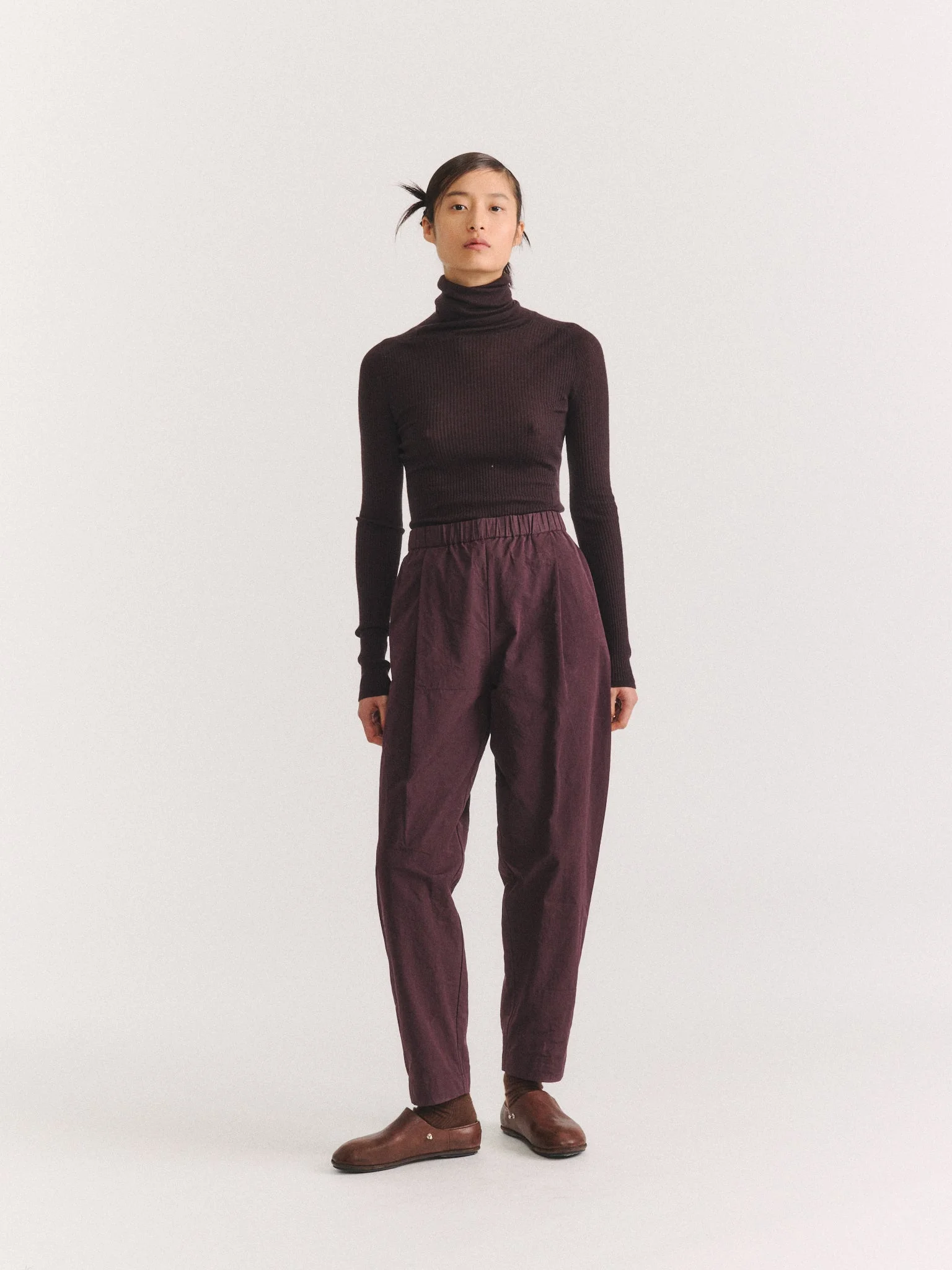 VERGER PANT - PAPER COT - EBONY - 1