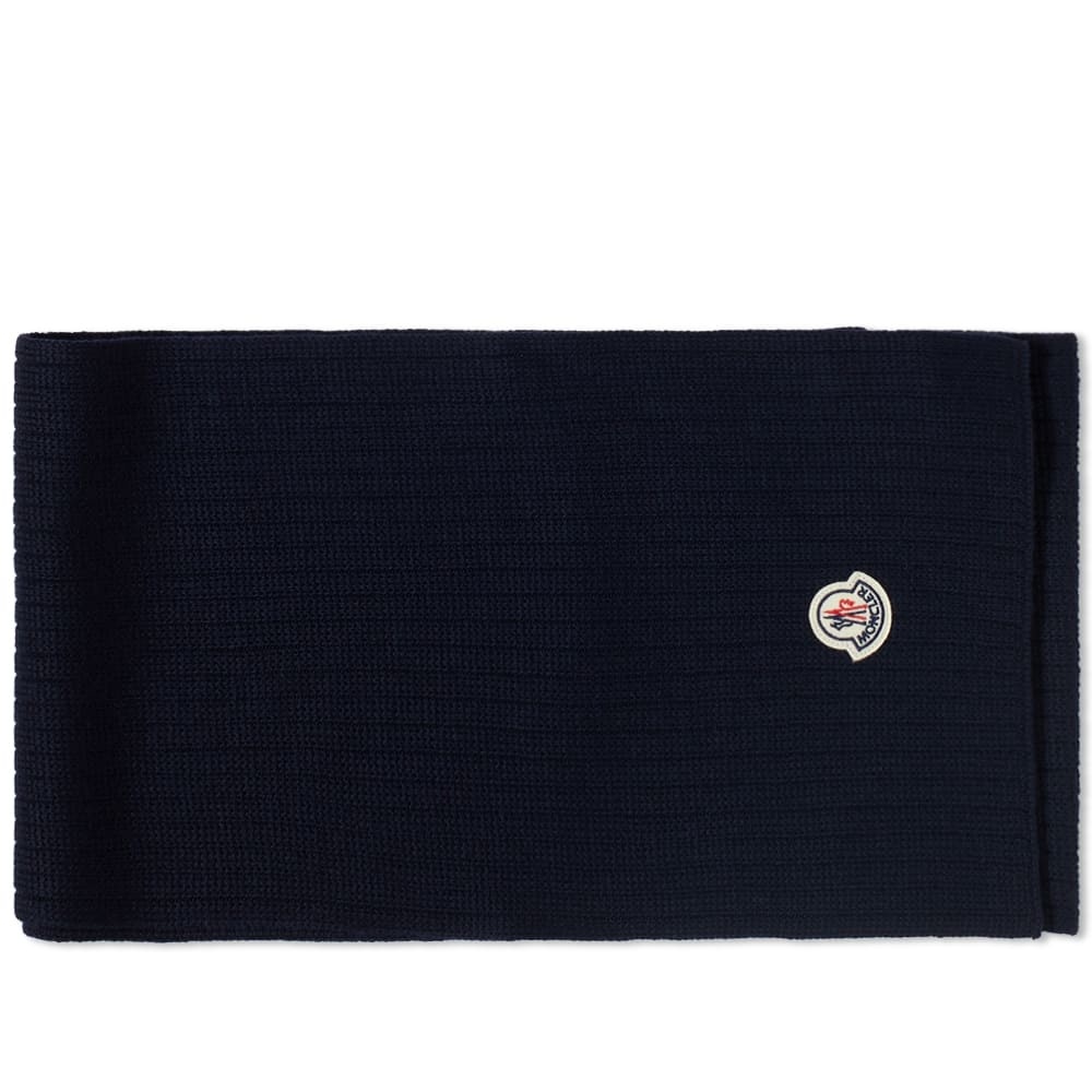 Moncler Logo Wool Scarf - 1