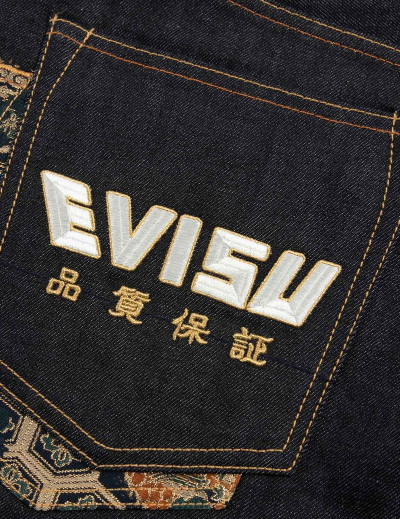 BROCADE AND SEAGULL MULTI-POCKET CARROT FIT JEANS #2017 7