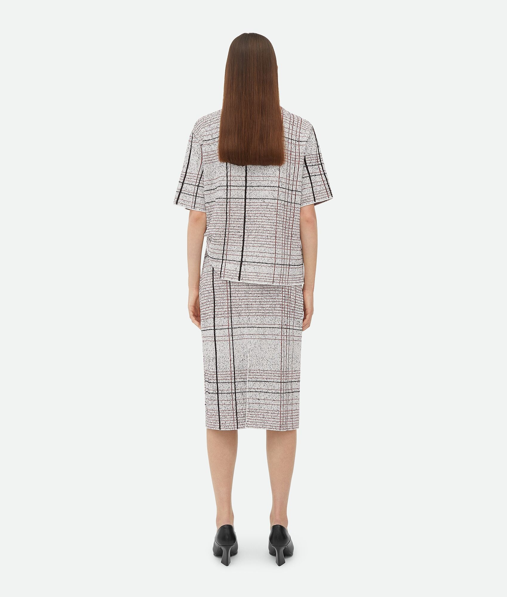 Notebook Cotton Viscose Jacquard Skirt - 3