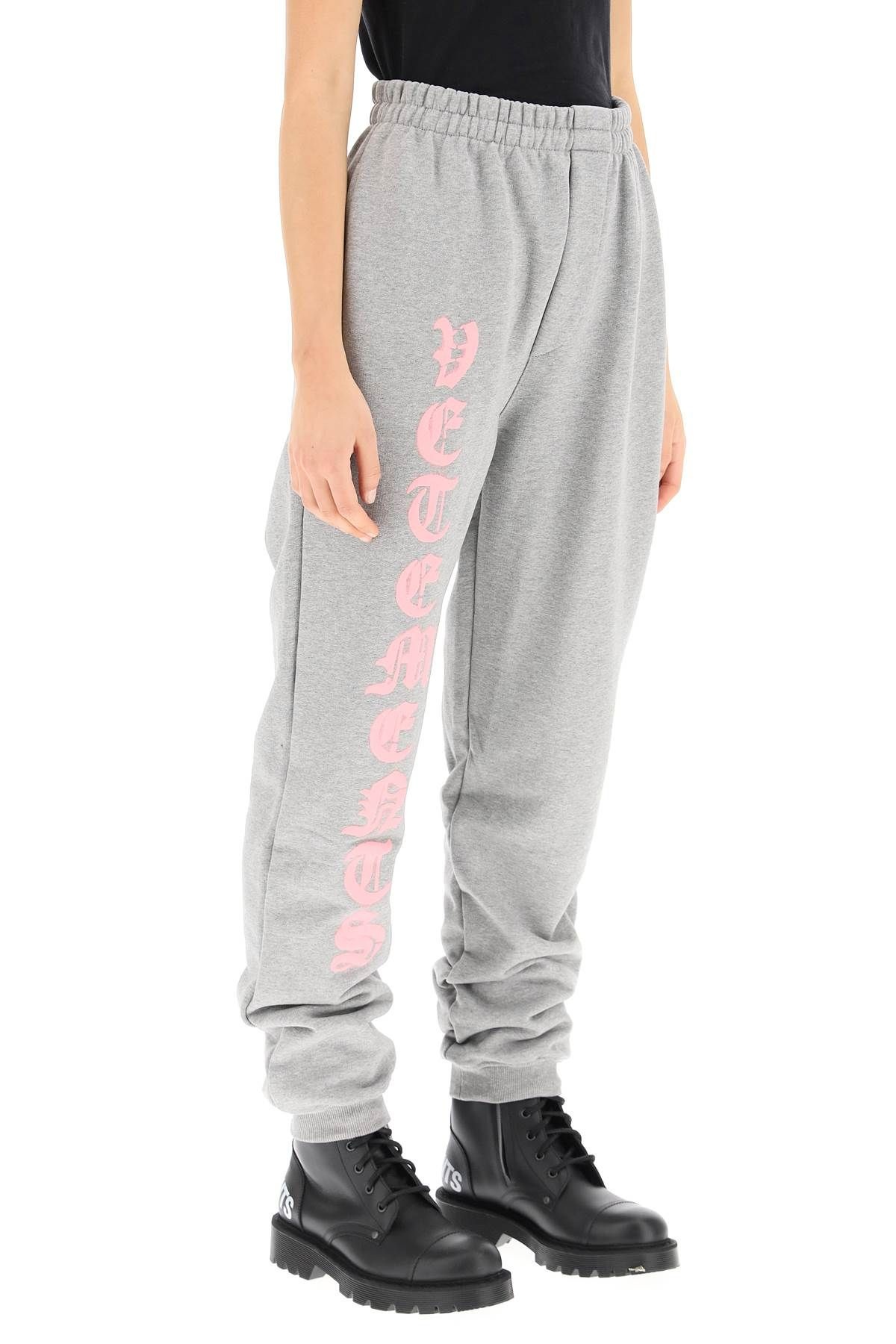 JOGGING TROUSERS WITH ANARCHY GOTHIC LOGO - 3