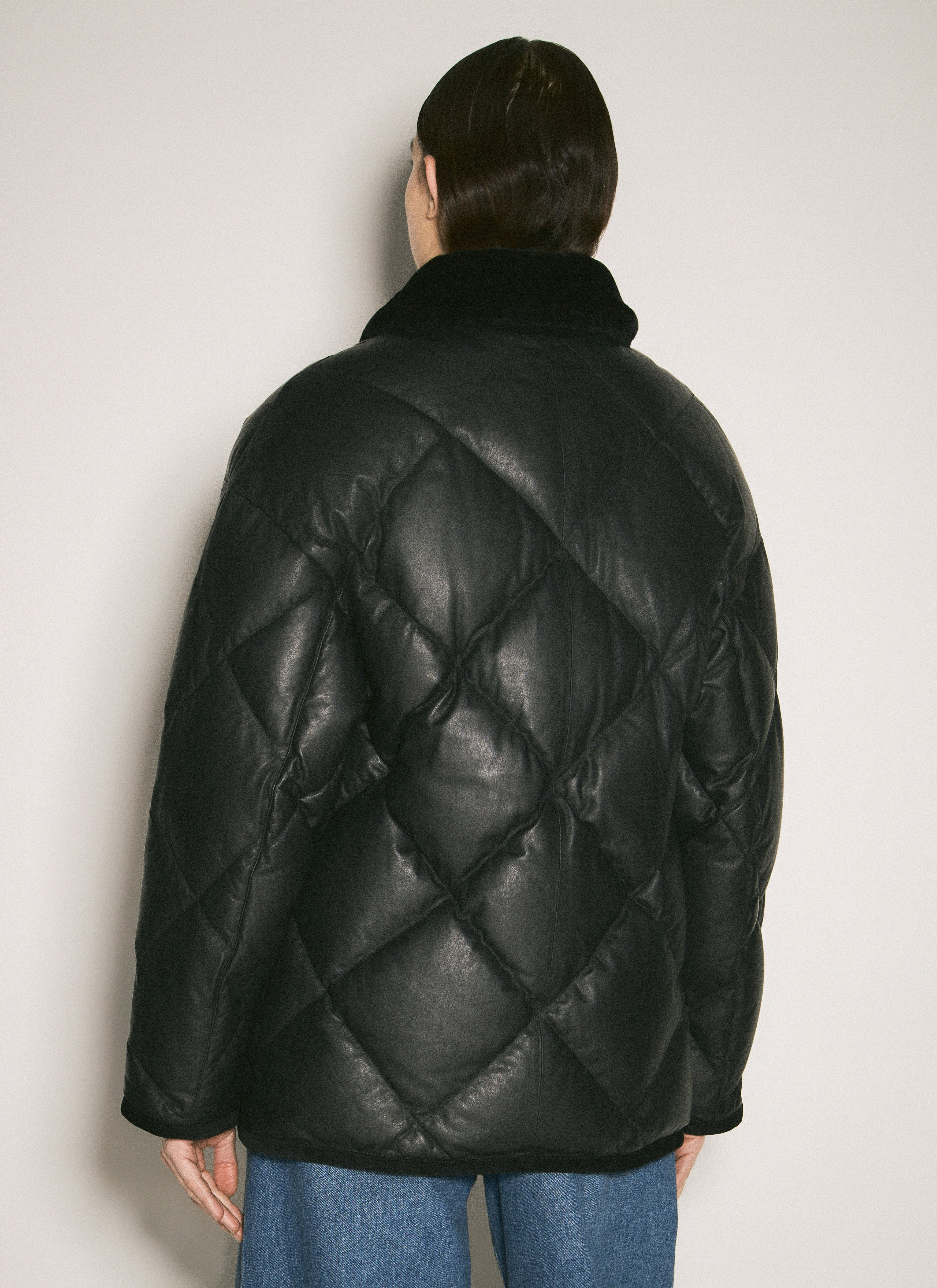 Prada Women Quilted Nappa Leather Caban - 5