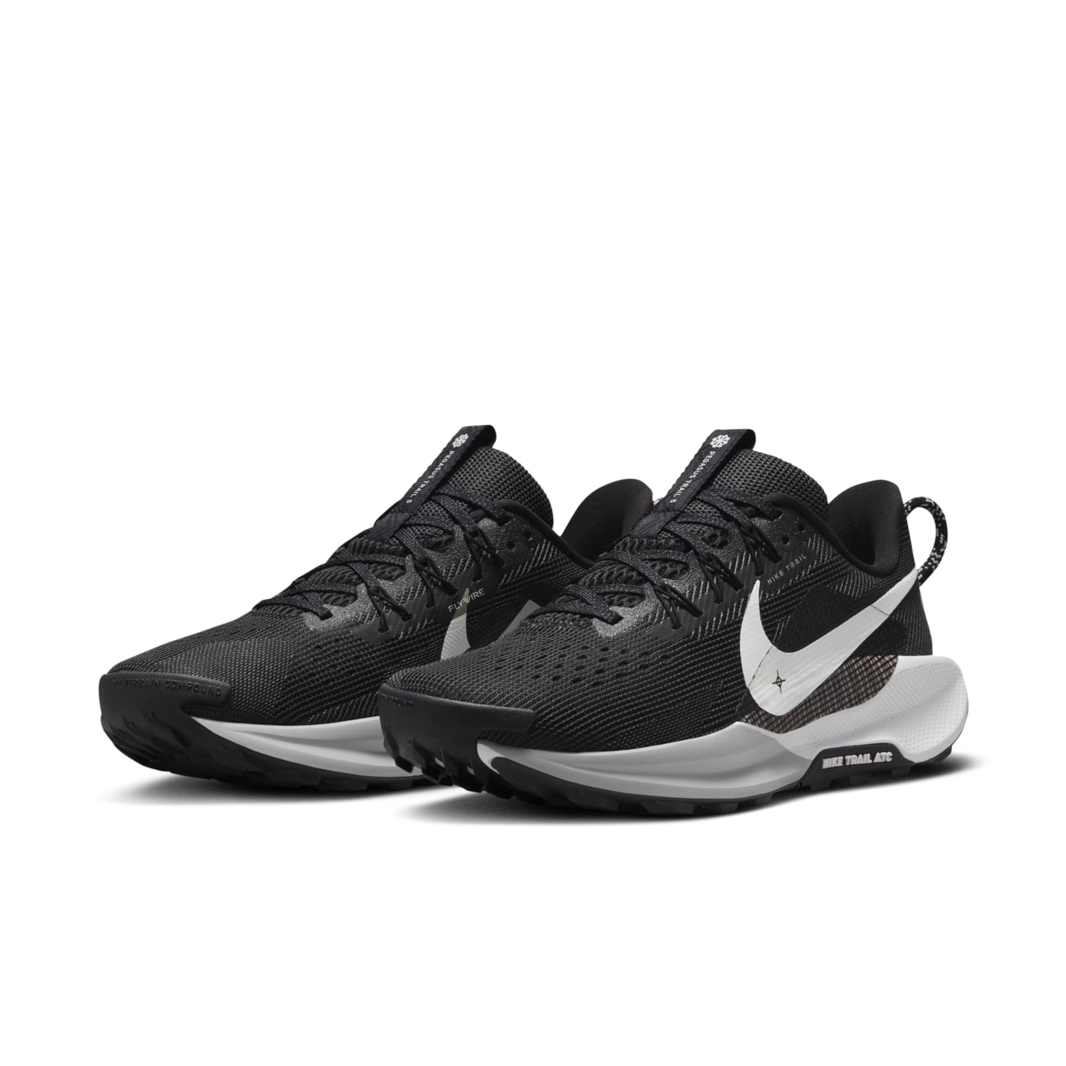 (WMNS) Nike Pegasus Trail 5 'Black White' DV3865-001 - 3