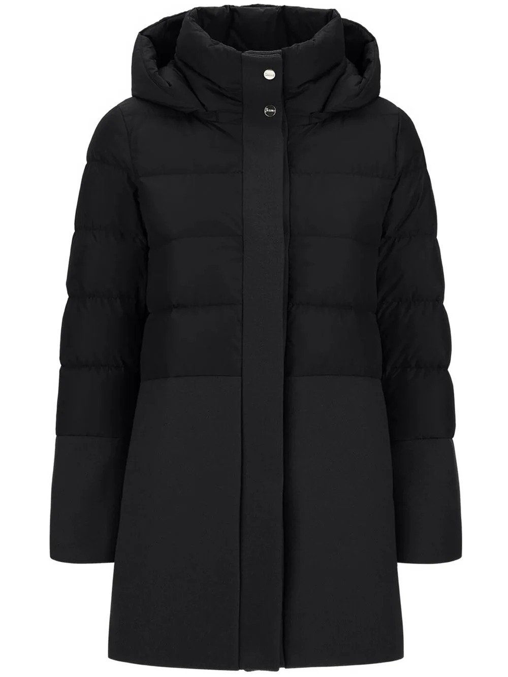 A-Shape Down Jacket with Panels - 1