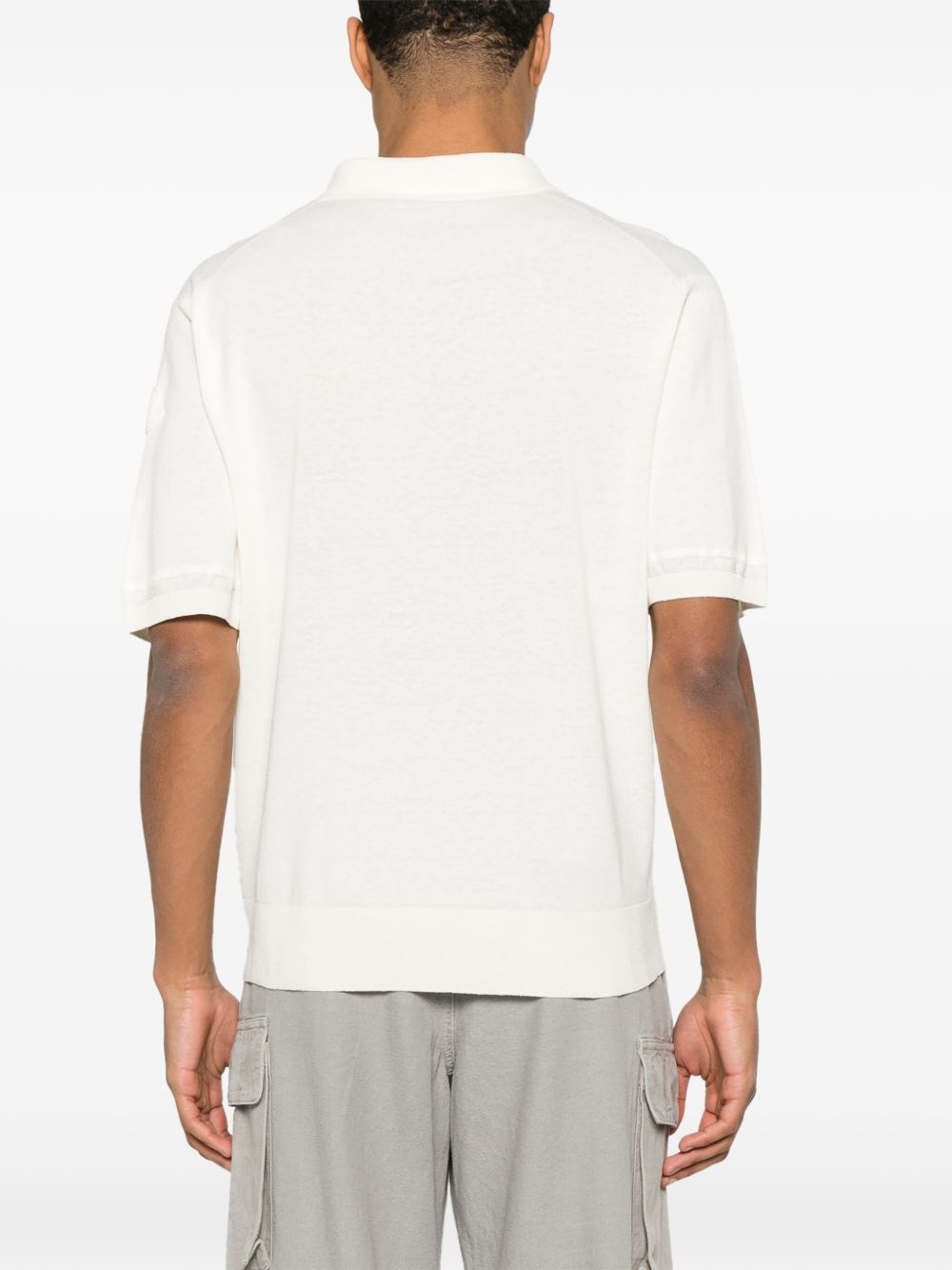 fine-knit polo shirt - 3