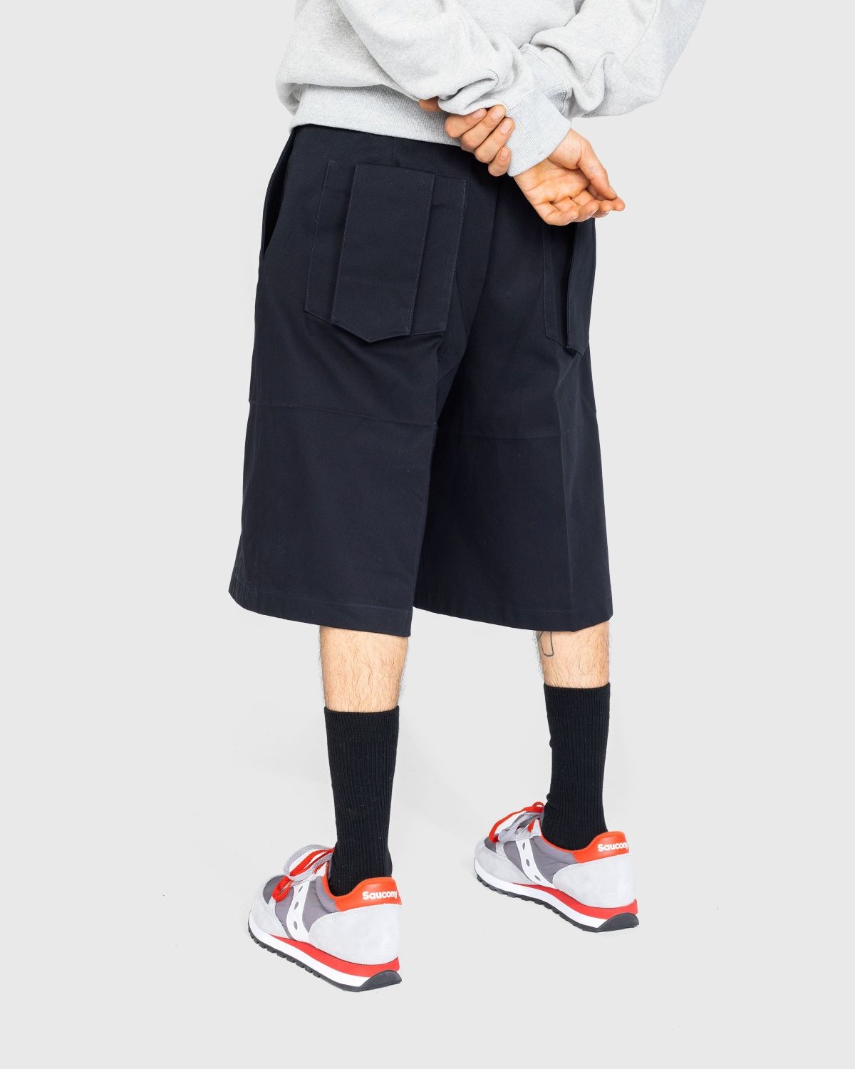 Jil Sander Jil Sander – Belted Shorts Navy | highsnobiety | REVERSIBLE