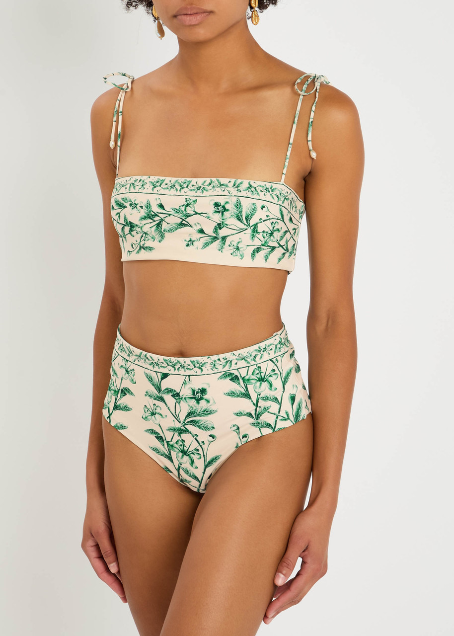 Agua BY Agua Bendita Primavera Ceiba Floral-print Bikini top - 2