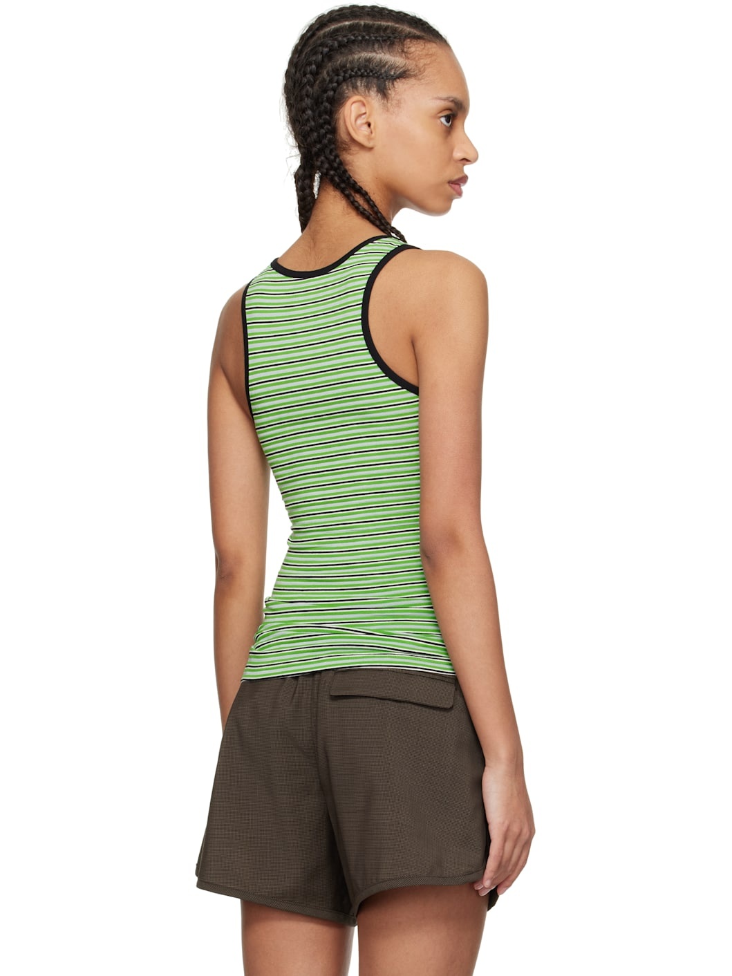 Black & Green Sonic Tank Top - 3
