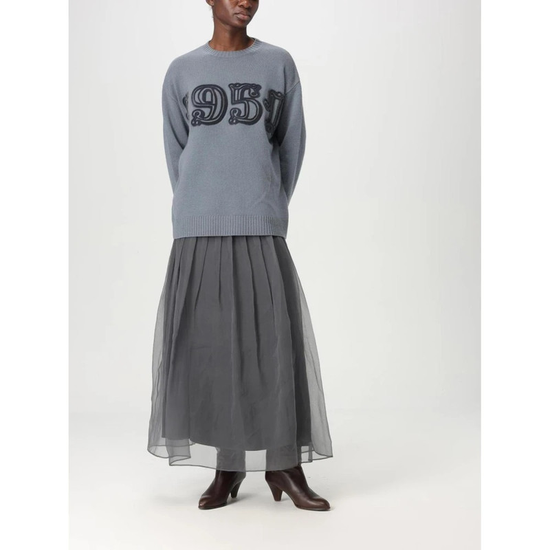 Max Mara EMBROIDERED CASHMERE SWEATER LILAC outlook