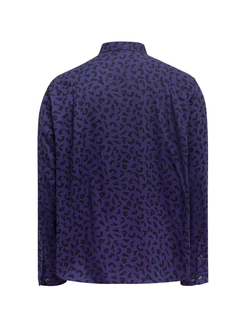 vowels leopard-print shirt outlook