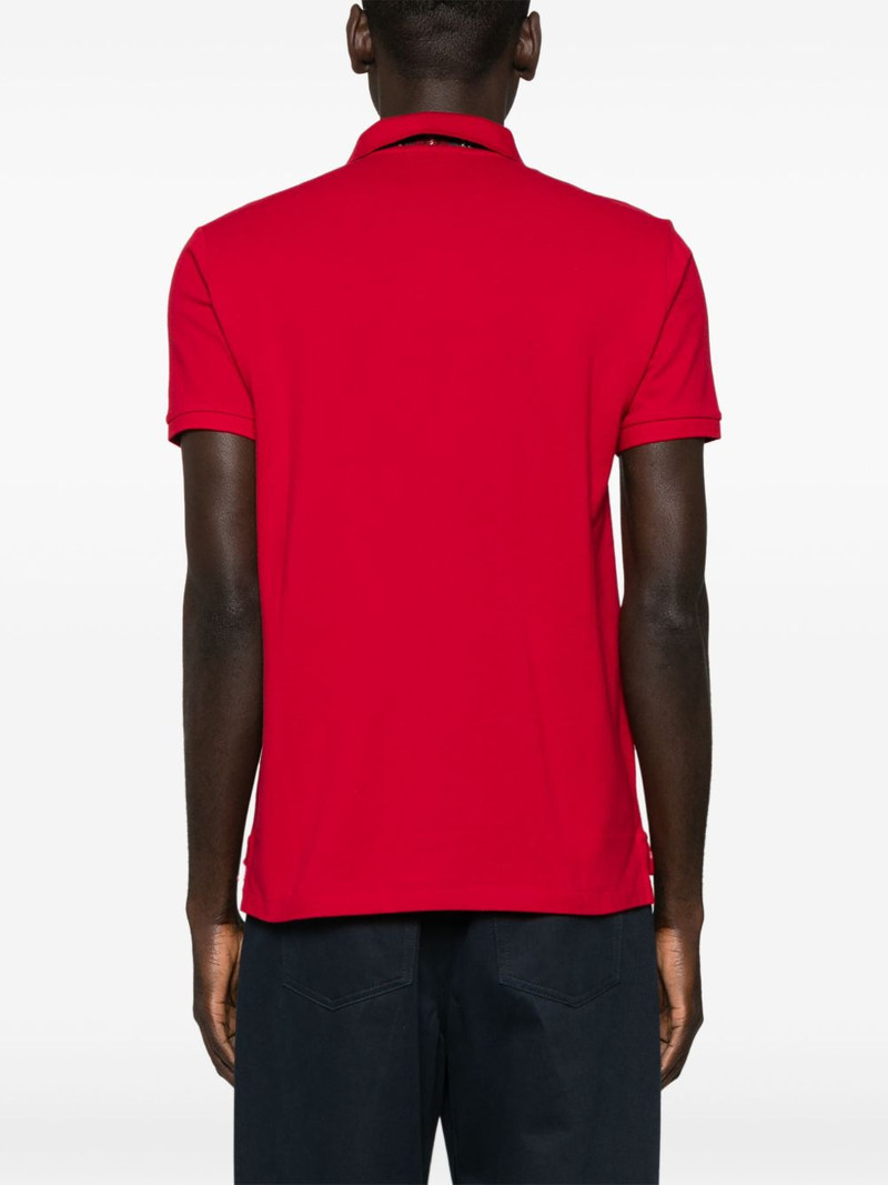 logo-embroidered polo shirt 4