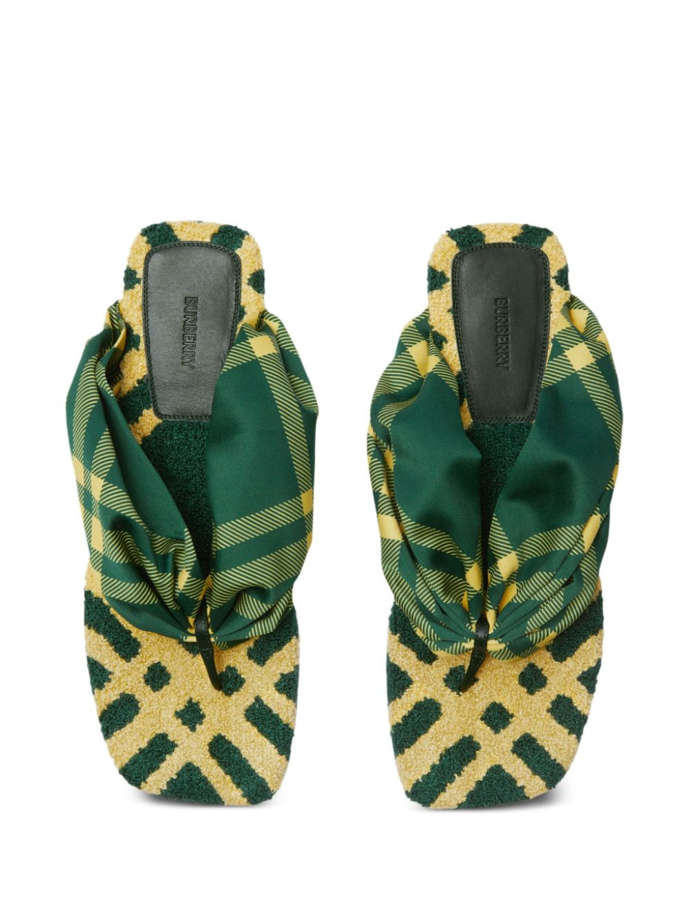 Burberry Women Pool Check Thong Sandals - 4