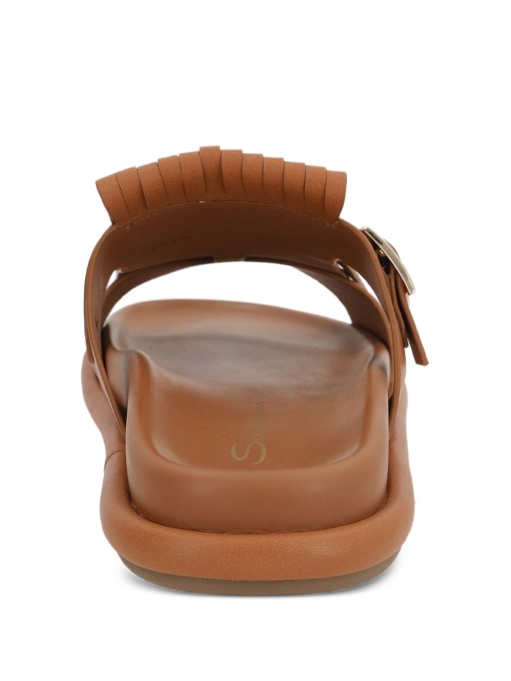 サンダル・ミュール SANTONI DAHLIA SLIDE SANDALS IN SMOOTH LEATHER Santoni Dahlia sandals | REVERSIBLE