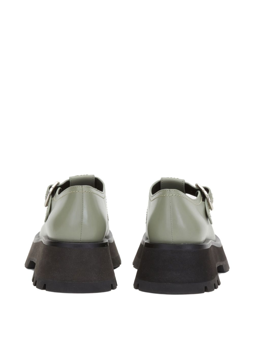 buckle T-bar loafers - 3