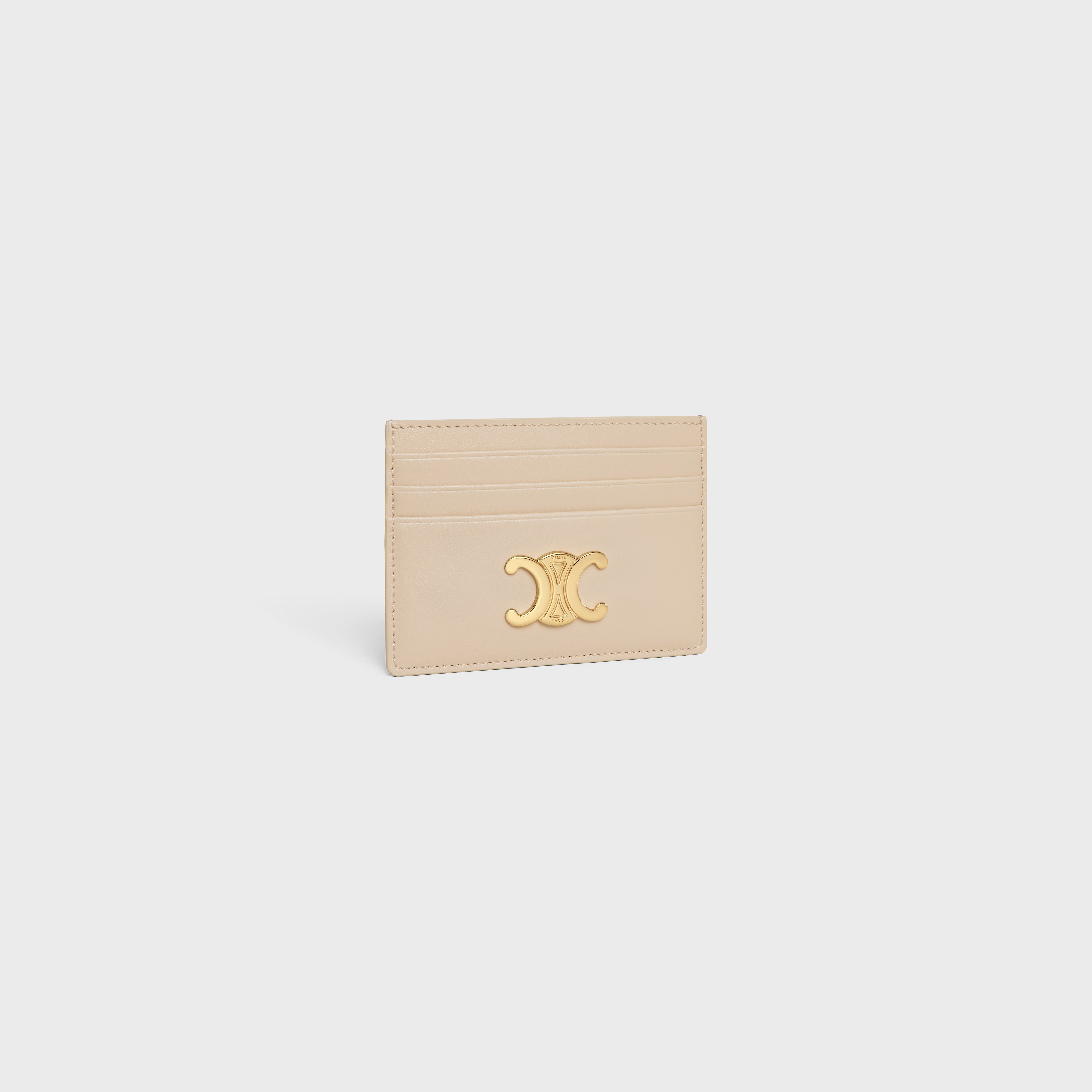 TRIOMPHE CARD HOLDER in Shiny calfskin - 2