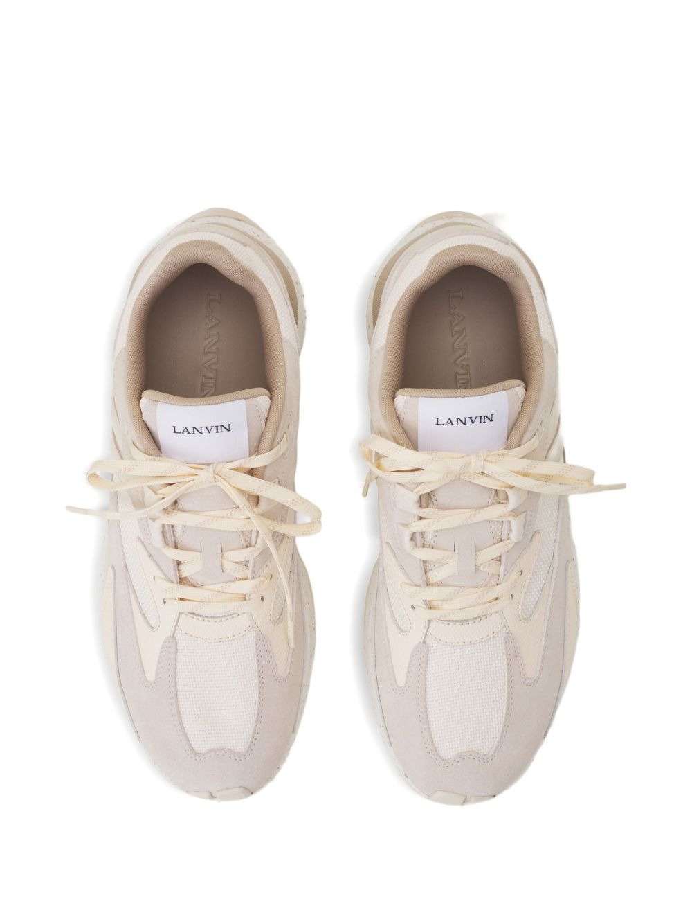JLA panelled lace-up sneakers - 4