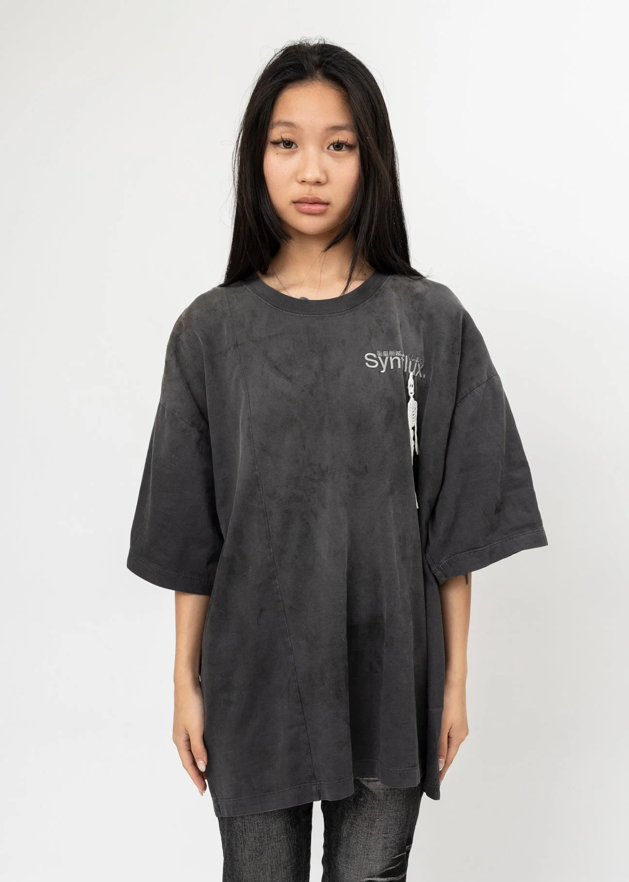 BLACK DOUBLET WASTE-REDUCING ALGORITHM T-SHIRT - 1