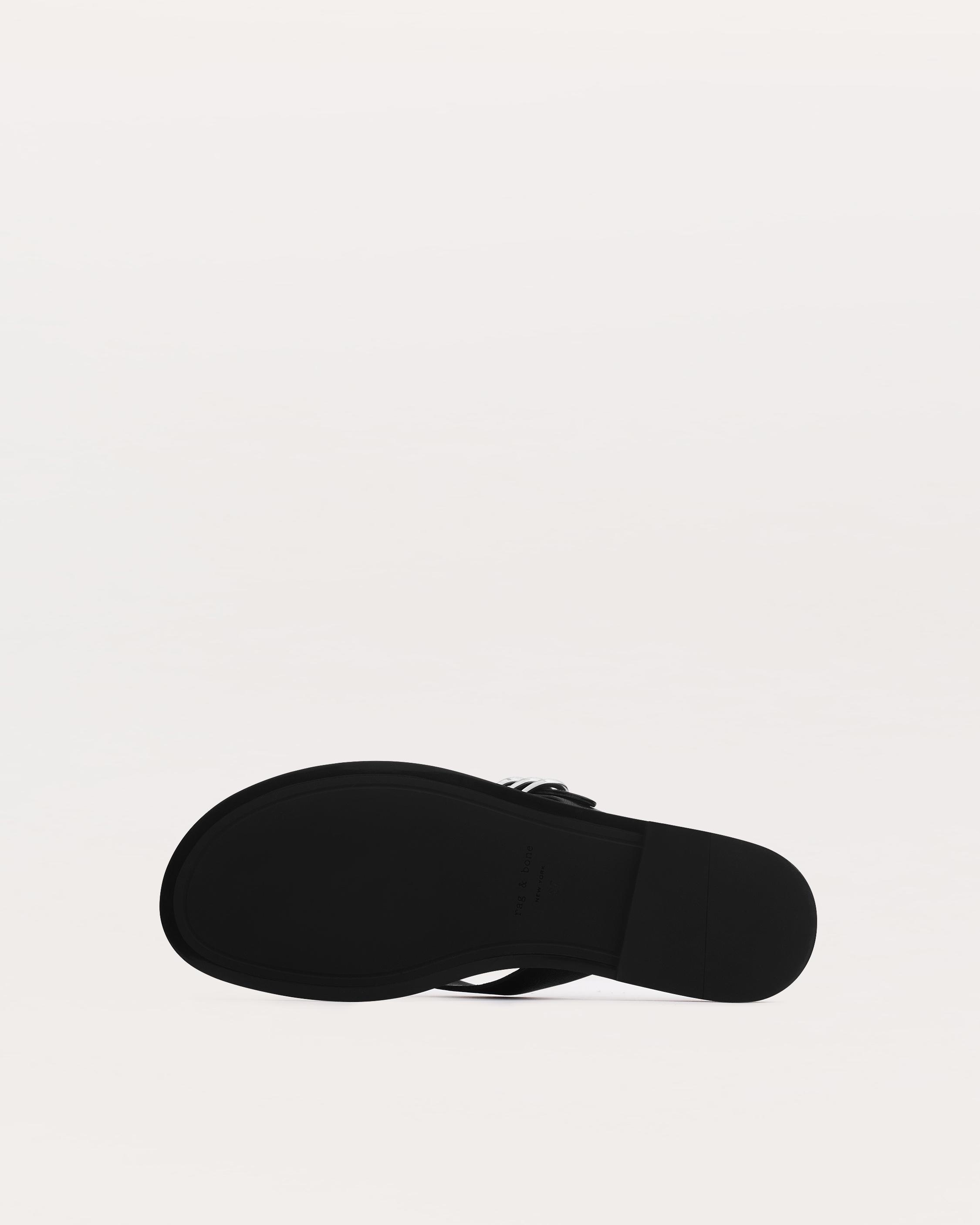 Gia Leather Thong Sandals - 5